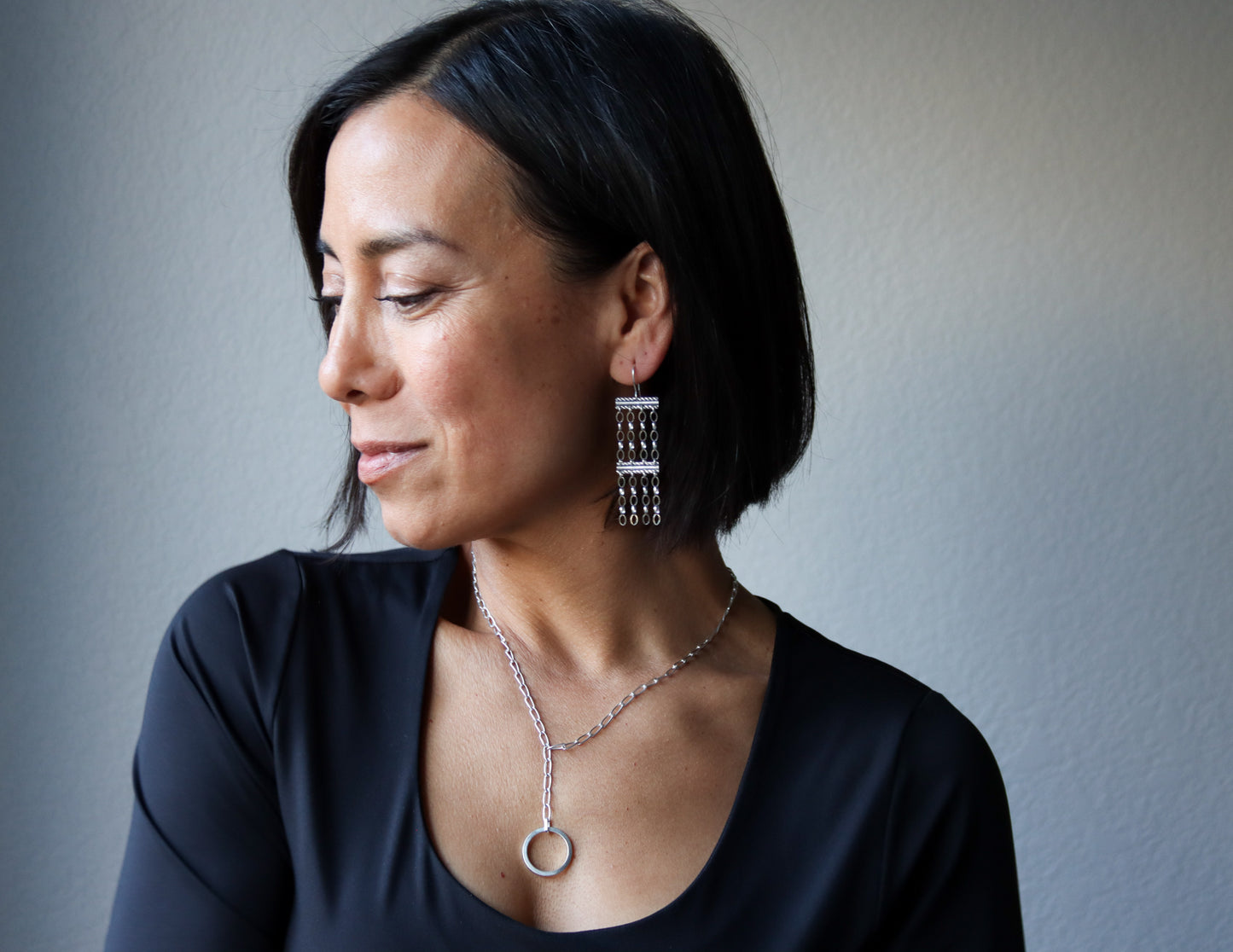 Vespertine Earrings-dangle earrings-Blue Hour Designs