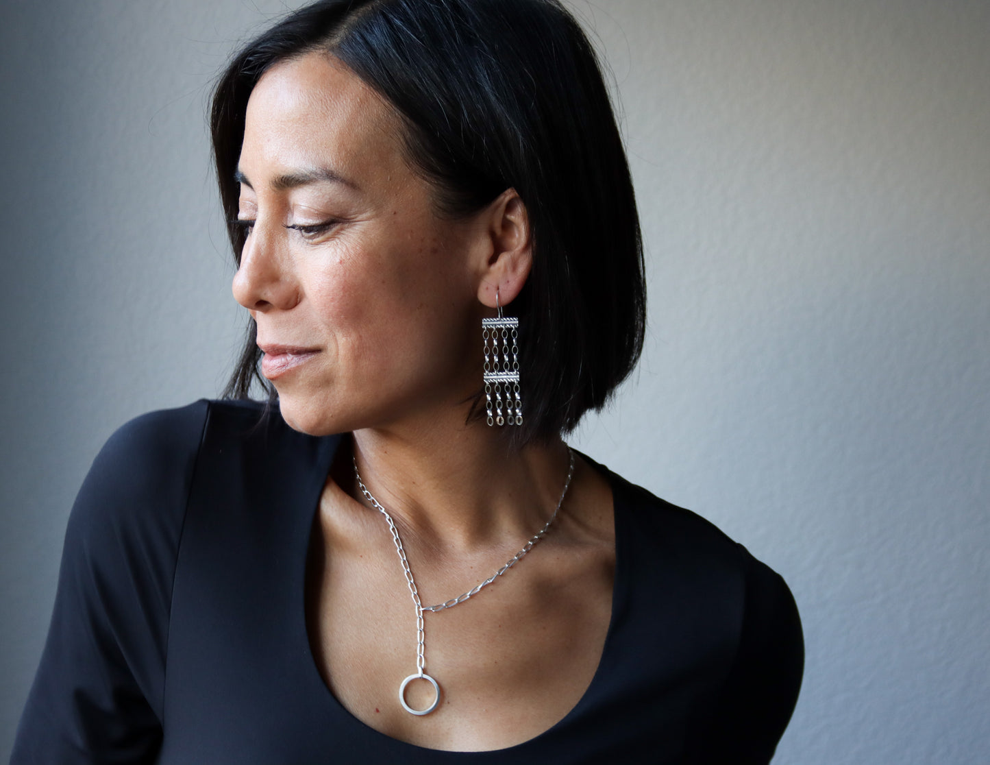 Vespertine Earrings-dangle earrings-Blue Hour Designs