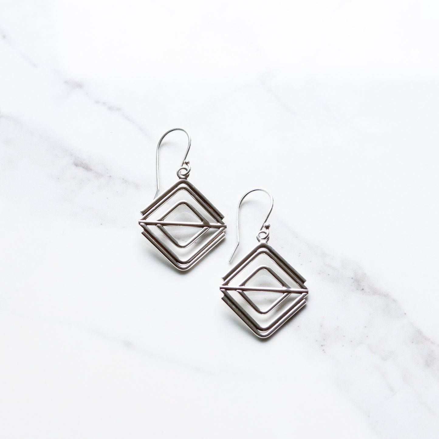 Vesta Earrings - Small-dangle earrings-Blue Hour Designs