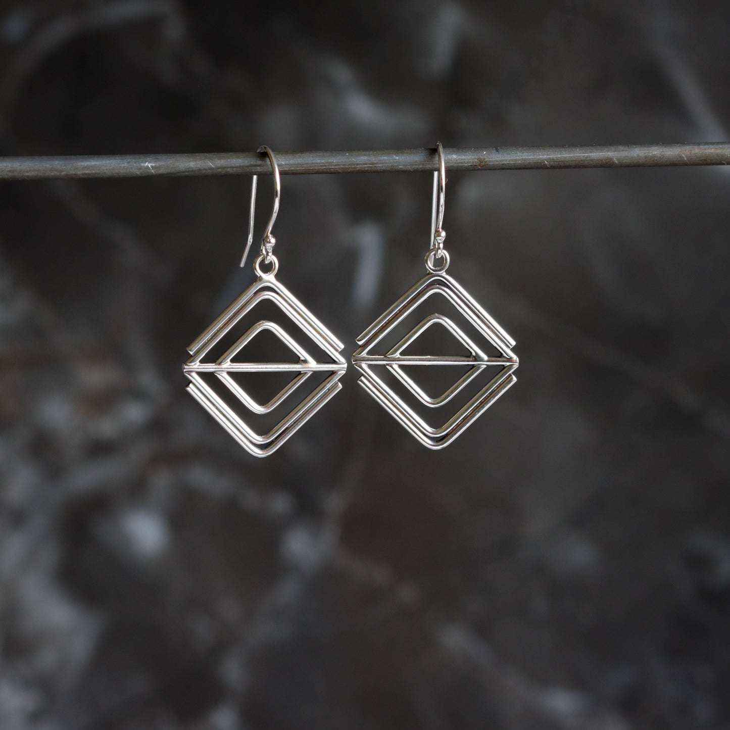 Vesta Earrings - Small-dangle earrings-Blue Hour Designs