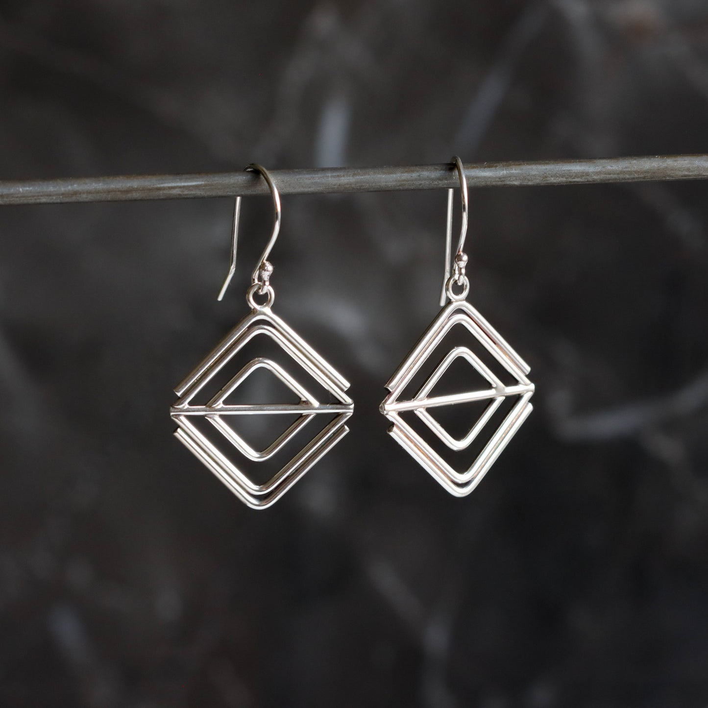 Vesta Earrings - Small-dangle earrings-Blue Hour Designs