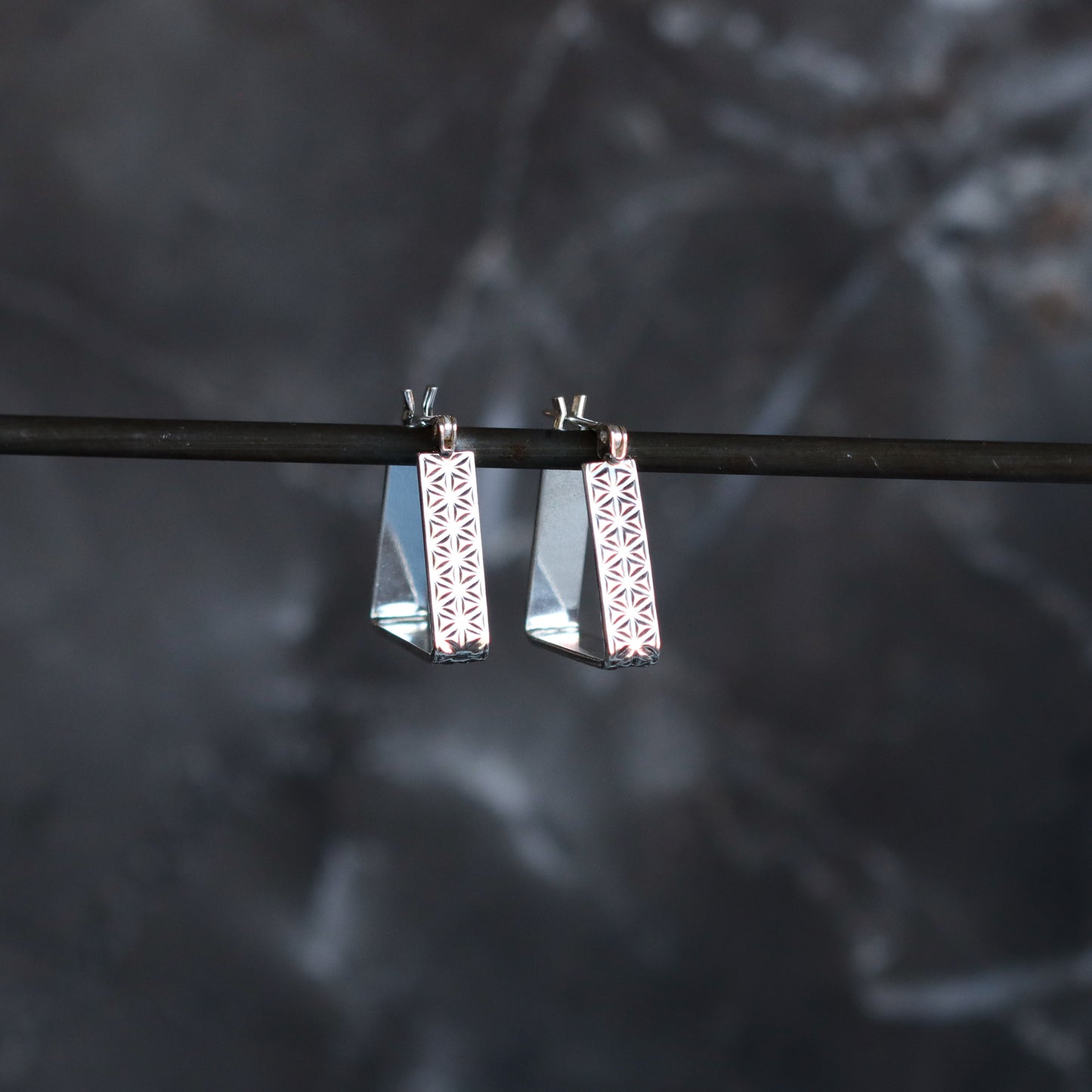 Yara Hoops - Small-hoop earrings-Blue Hour Designs