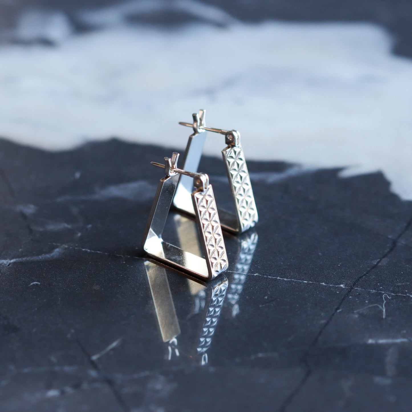 Yara Hoops - Small-hoop earrings-Blue Hour Designs