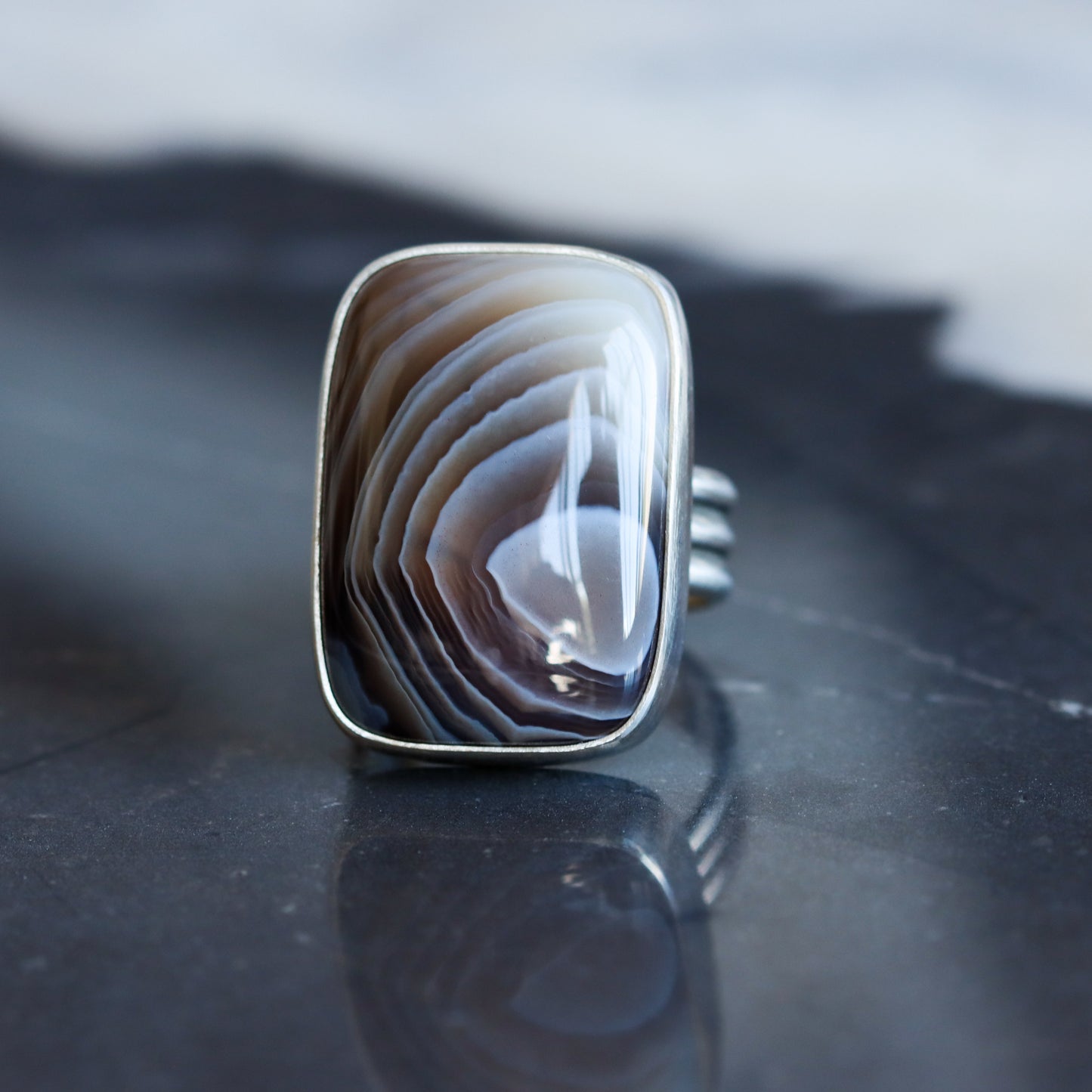 Botswana Ring 2 - OOAK - Size 7.5
