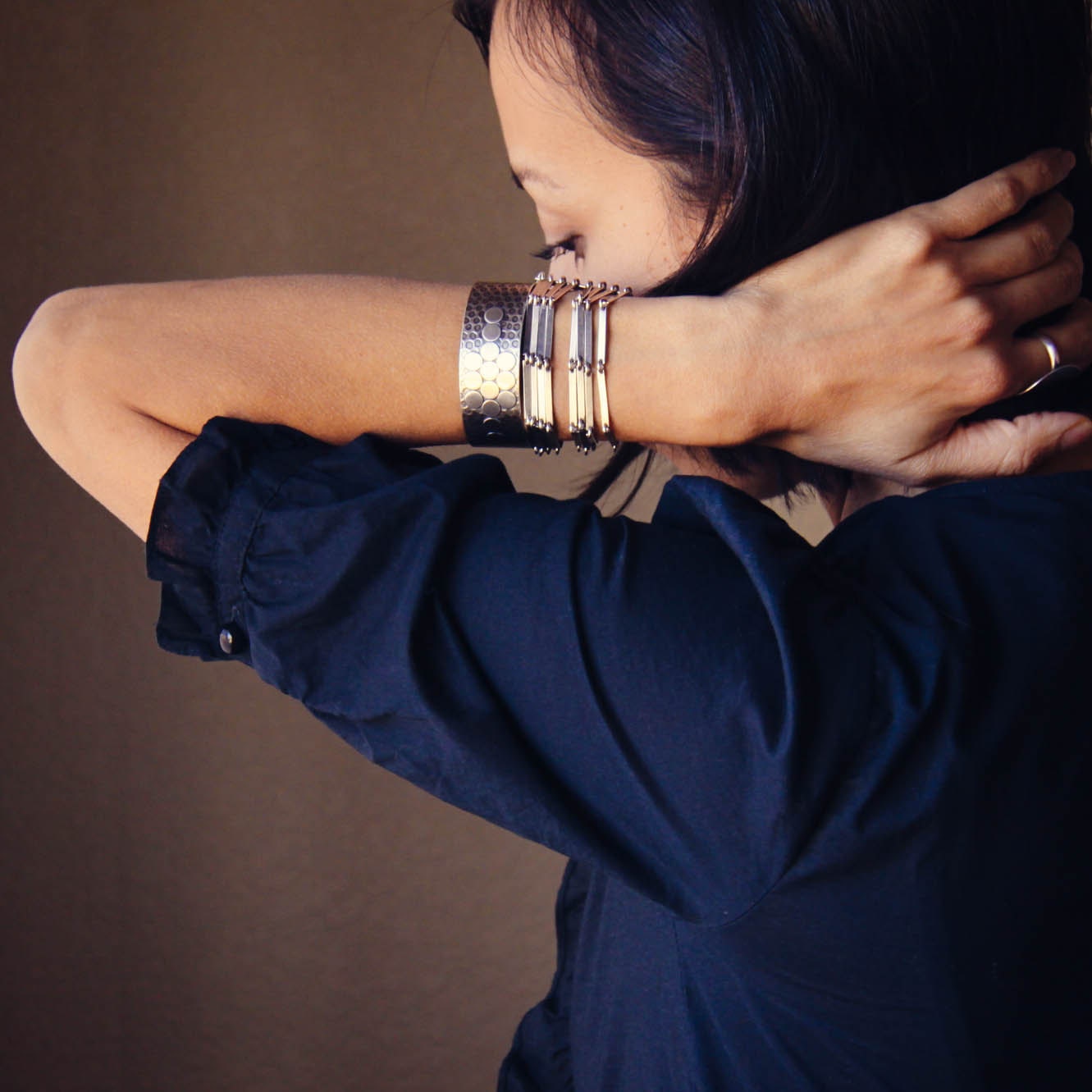 Adagio Cuff-cuff bracelet-Blue Hour Designs