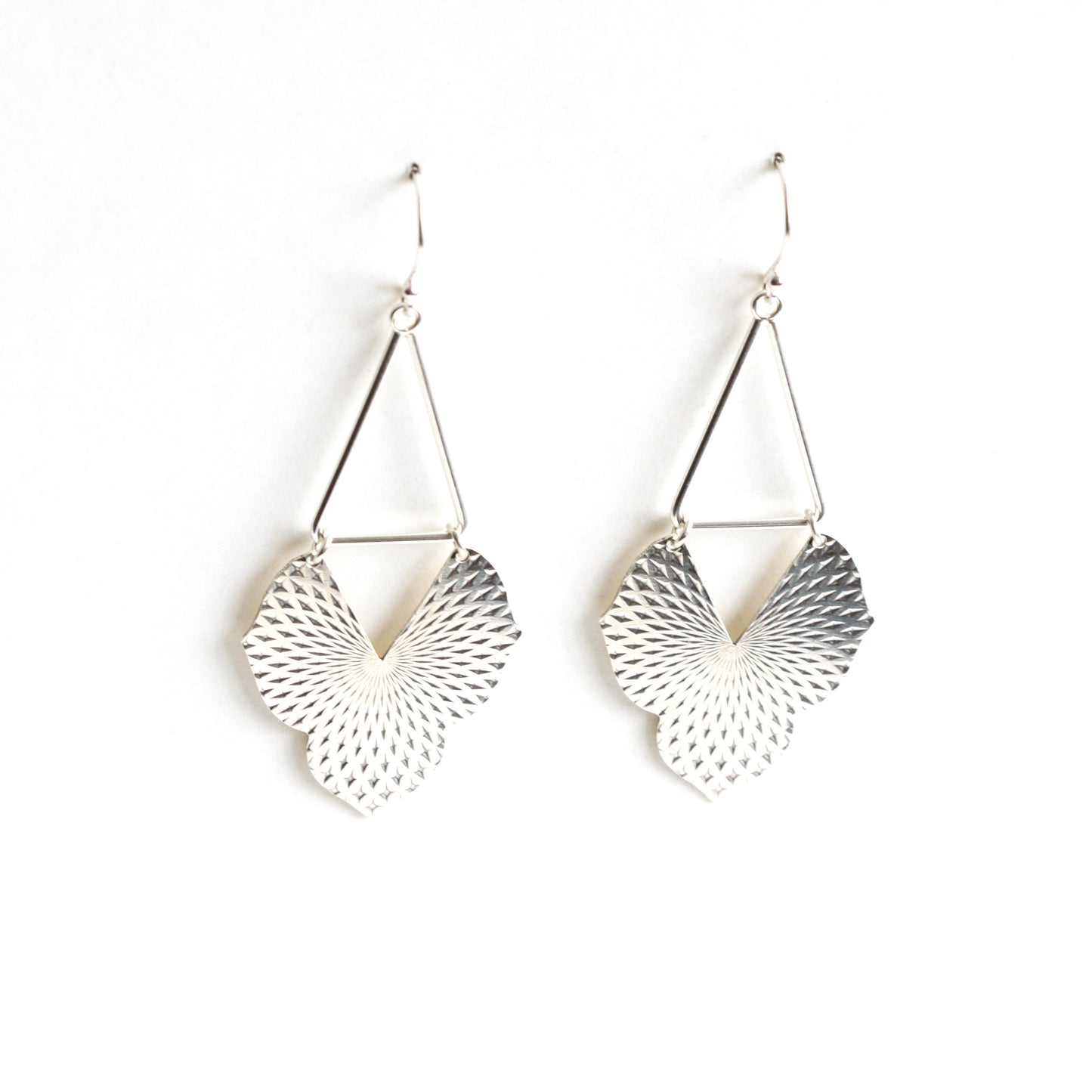 Alhambra Earrings - Silver-dangle earrings-Blue Hour Designs