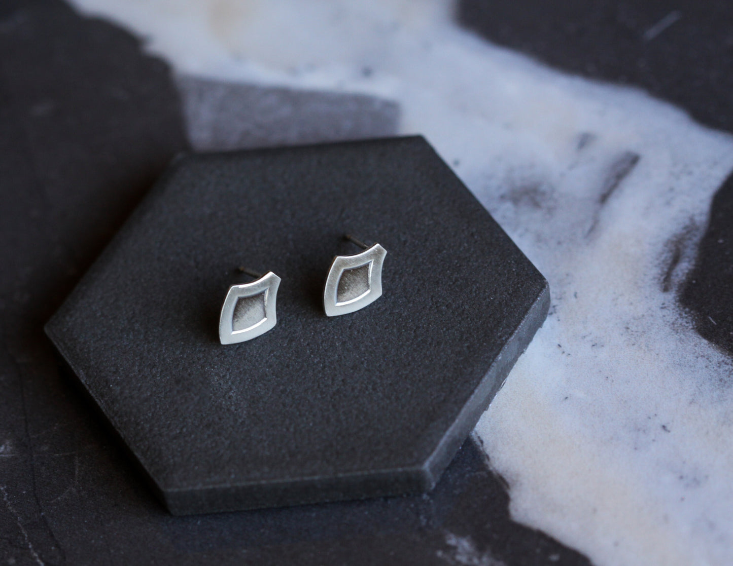 Amira Studs-stud earrings-Blue Hour Designs