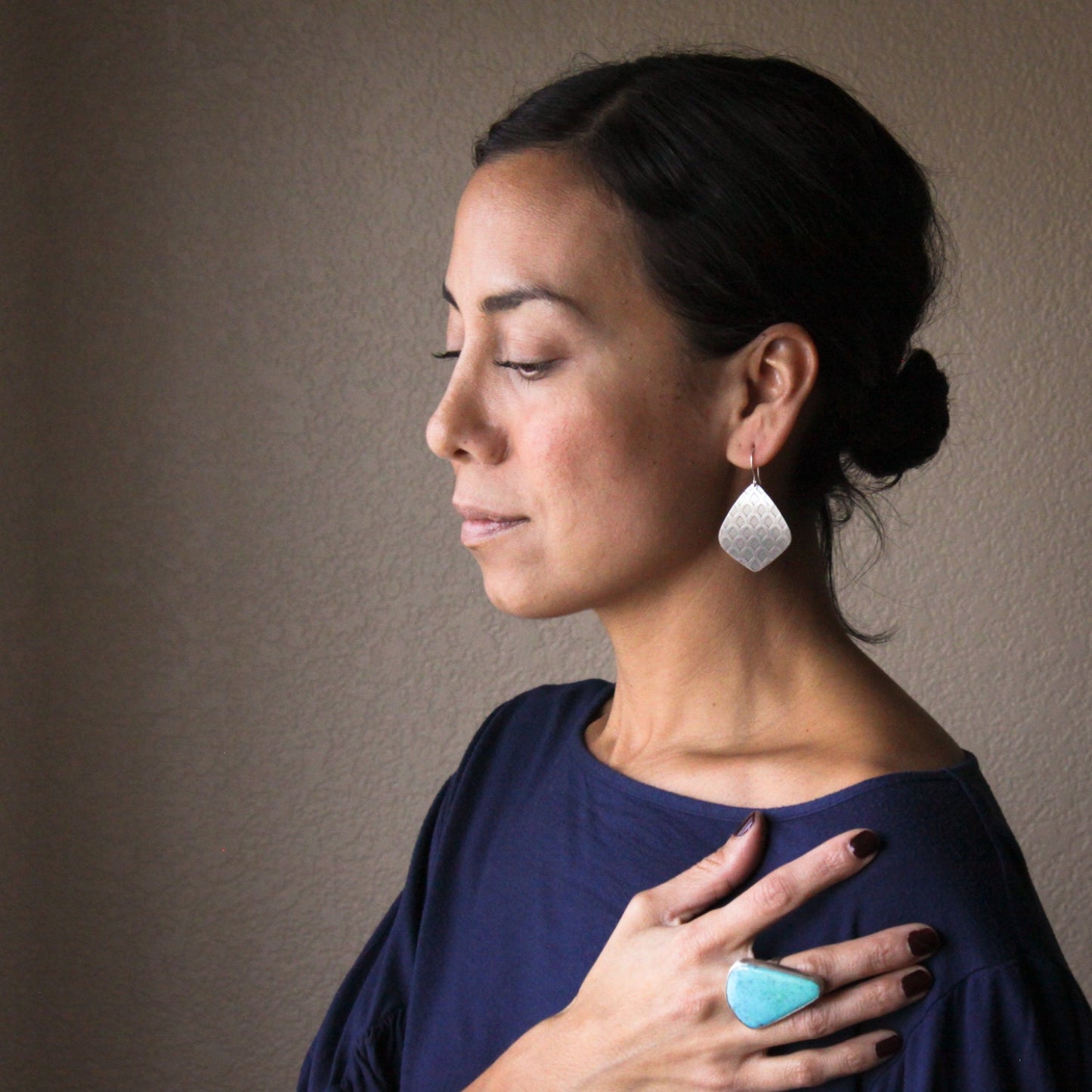 Arches Earrings-dangle earrings-Blue Hour Designs