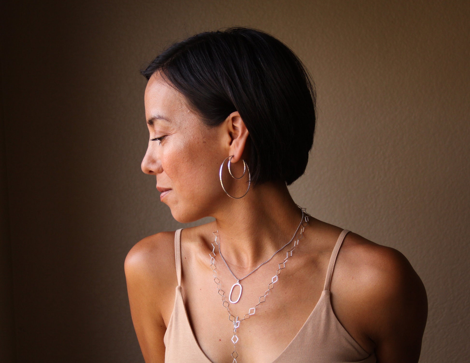 Cielo Hoops-hoop earrings-Blue Hour Designs