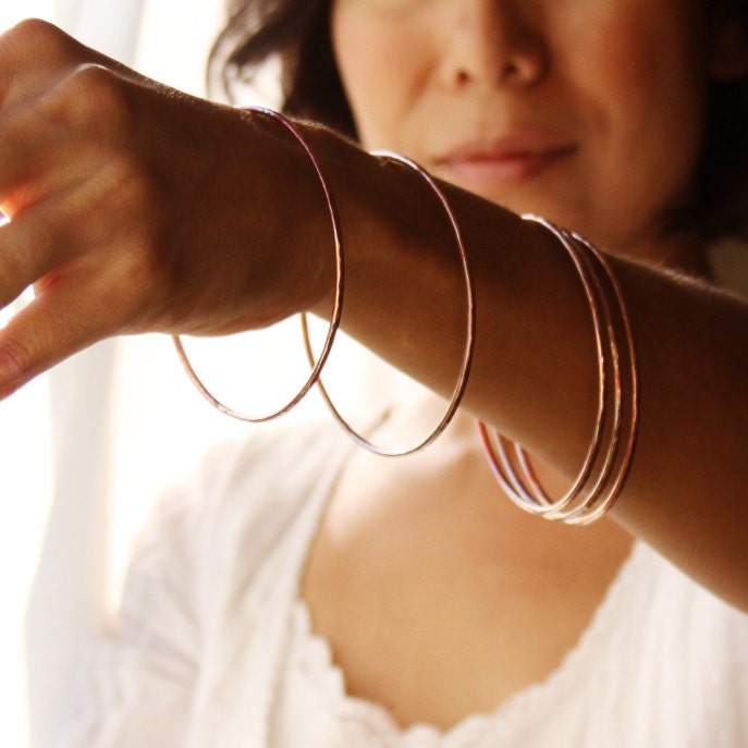 Desert Bangles - Set of 5-bangle bracelet-Blue Hour Designs