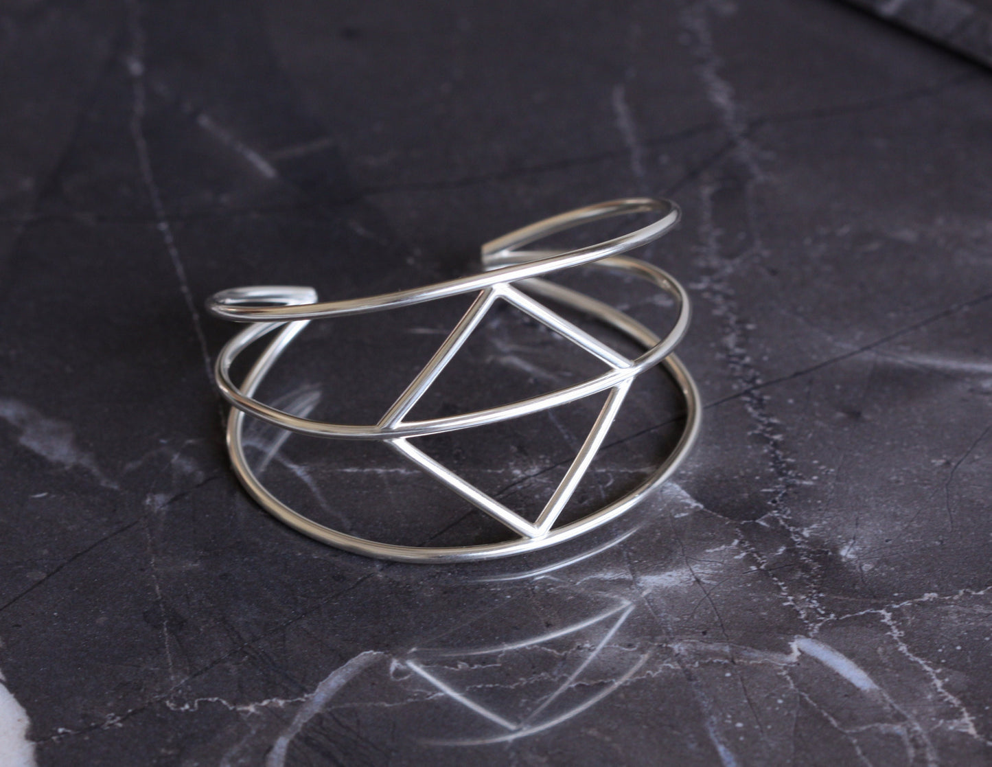 Diamond Cuff-cuff bracelet-Blue Hour Designs