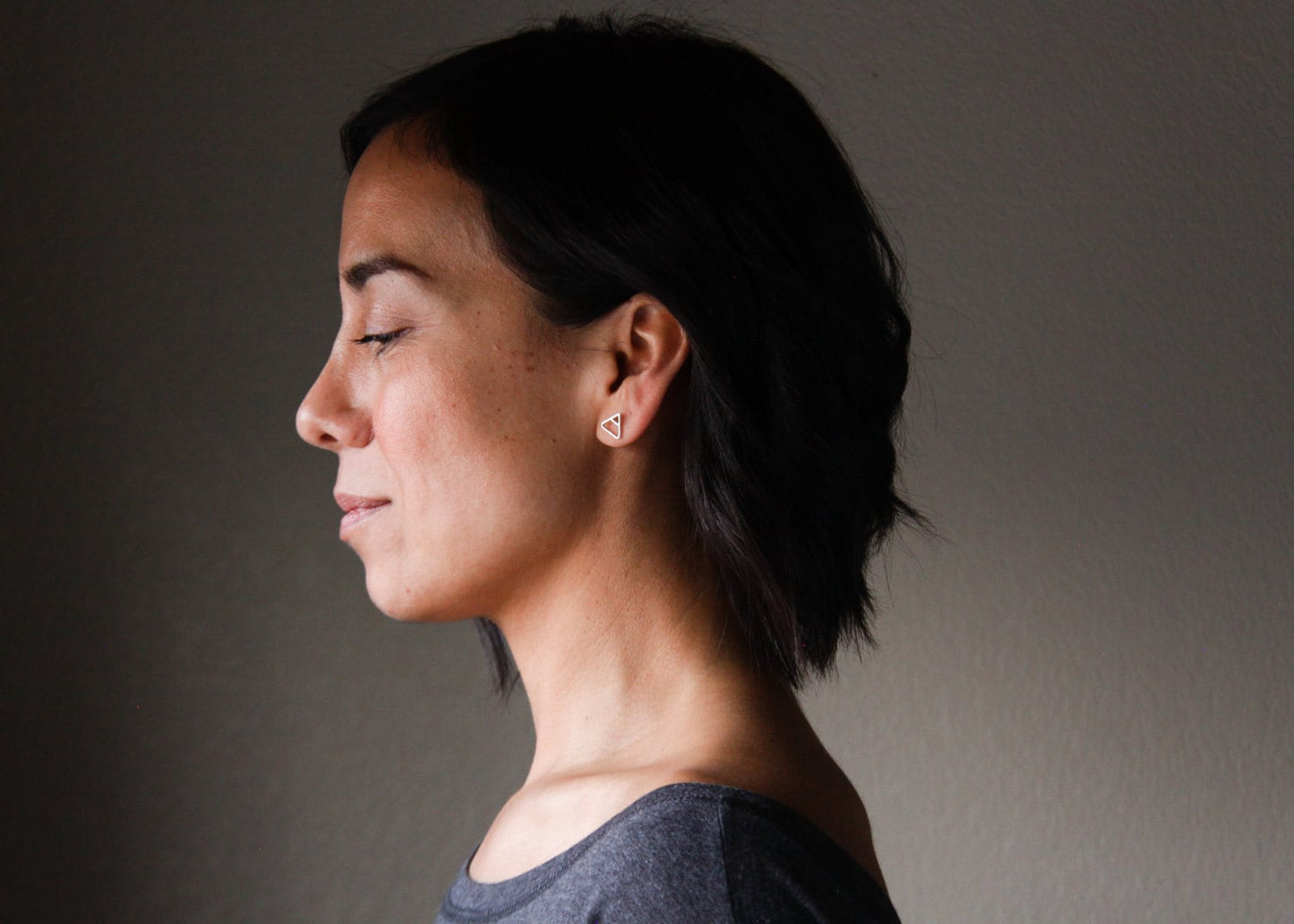 Earth + Air Studs-stud earrings-Blue Hour Designs
