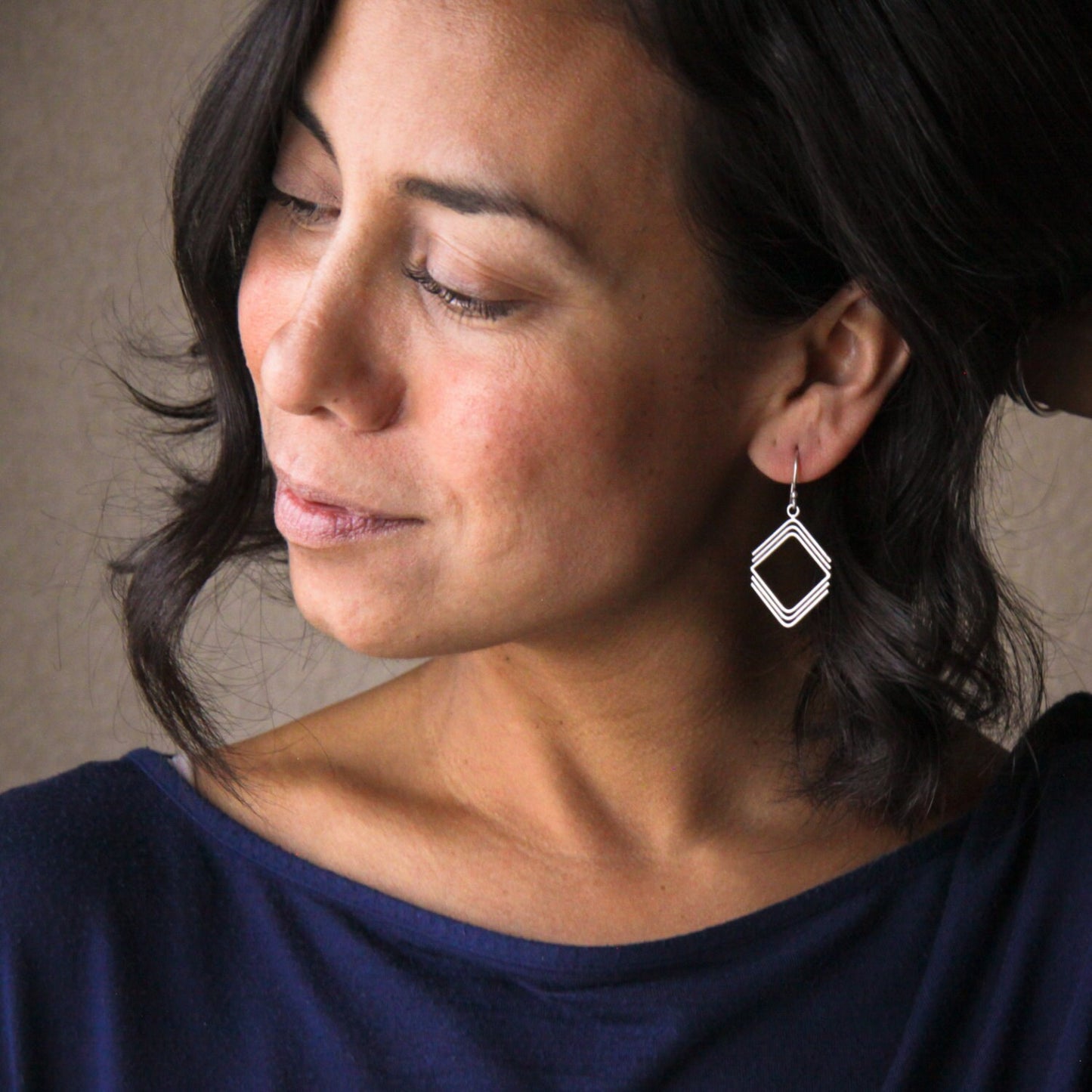 Heera Earrings-dangle earrings-Blue Hour Designs