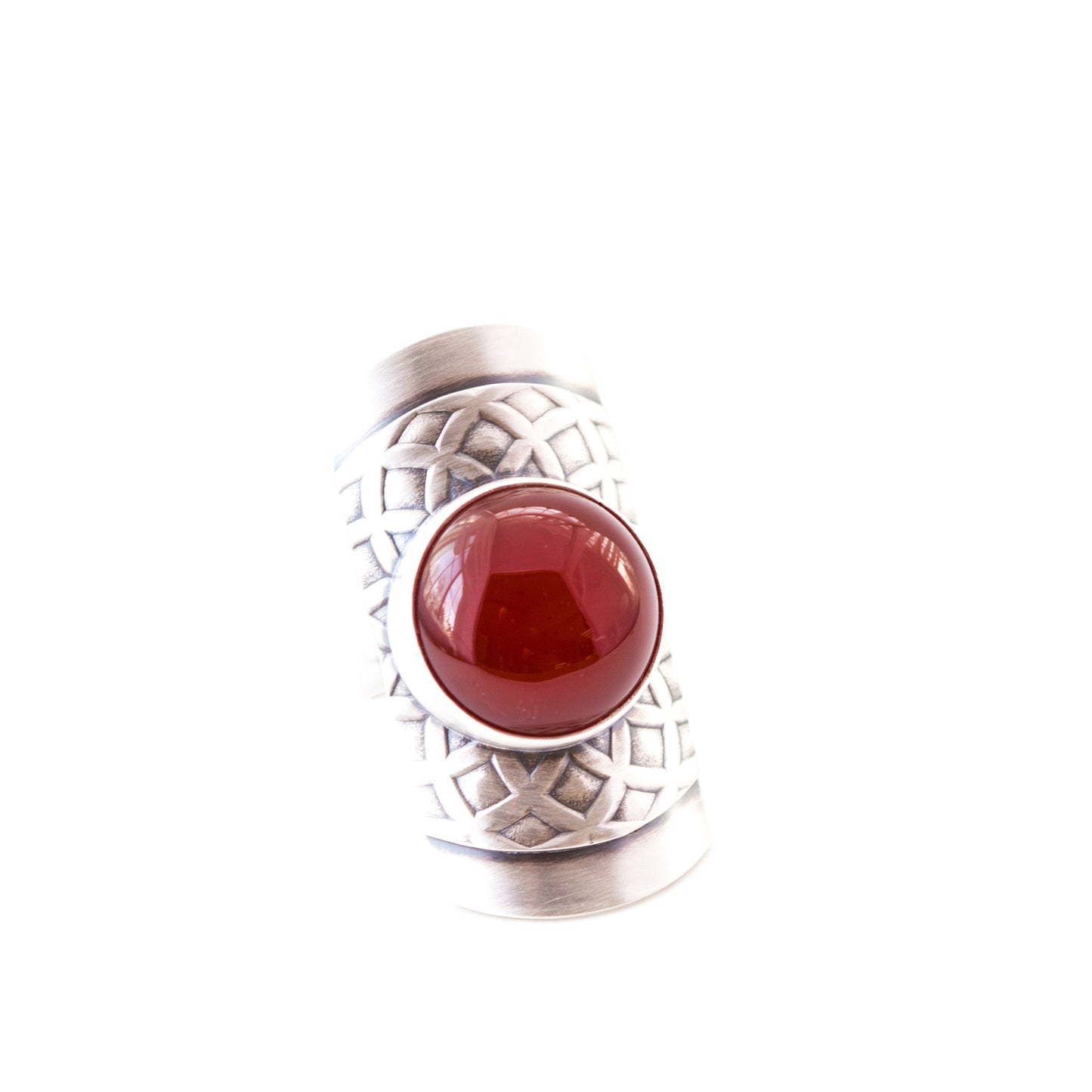 Helene Ring - Carnelian-cocktail ring-Blue Hour Designs