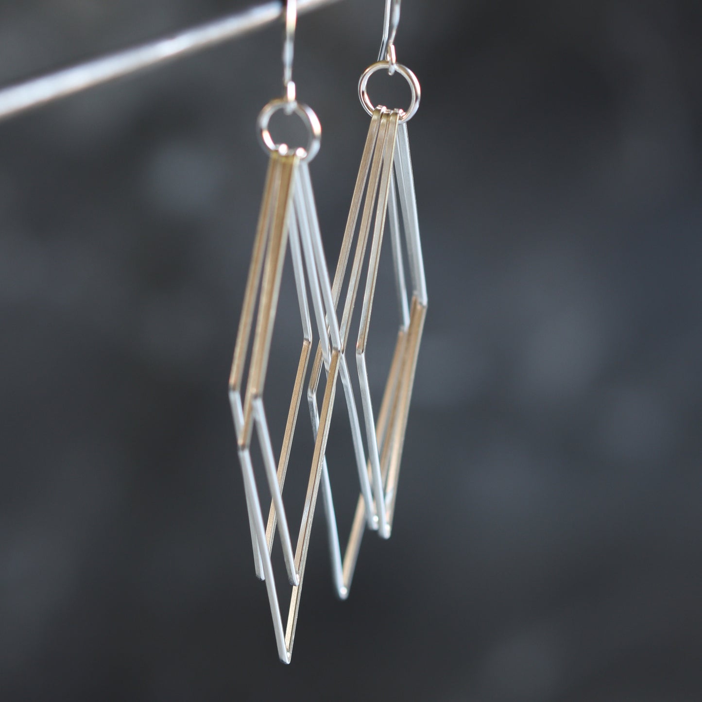 Laurel Earrings-dangle earrings-Blue Hour Designs