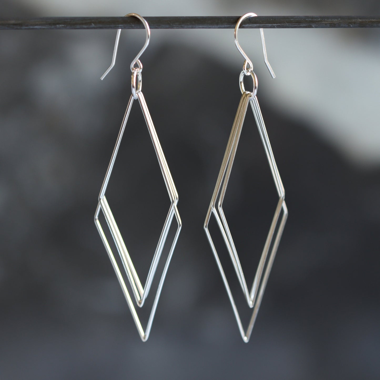 Laurel Earrings-dangle earrings-Blue Hour Designs