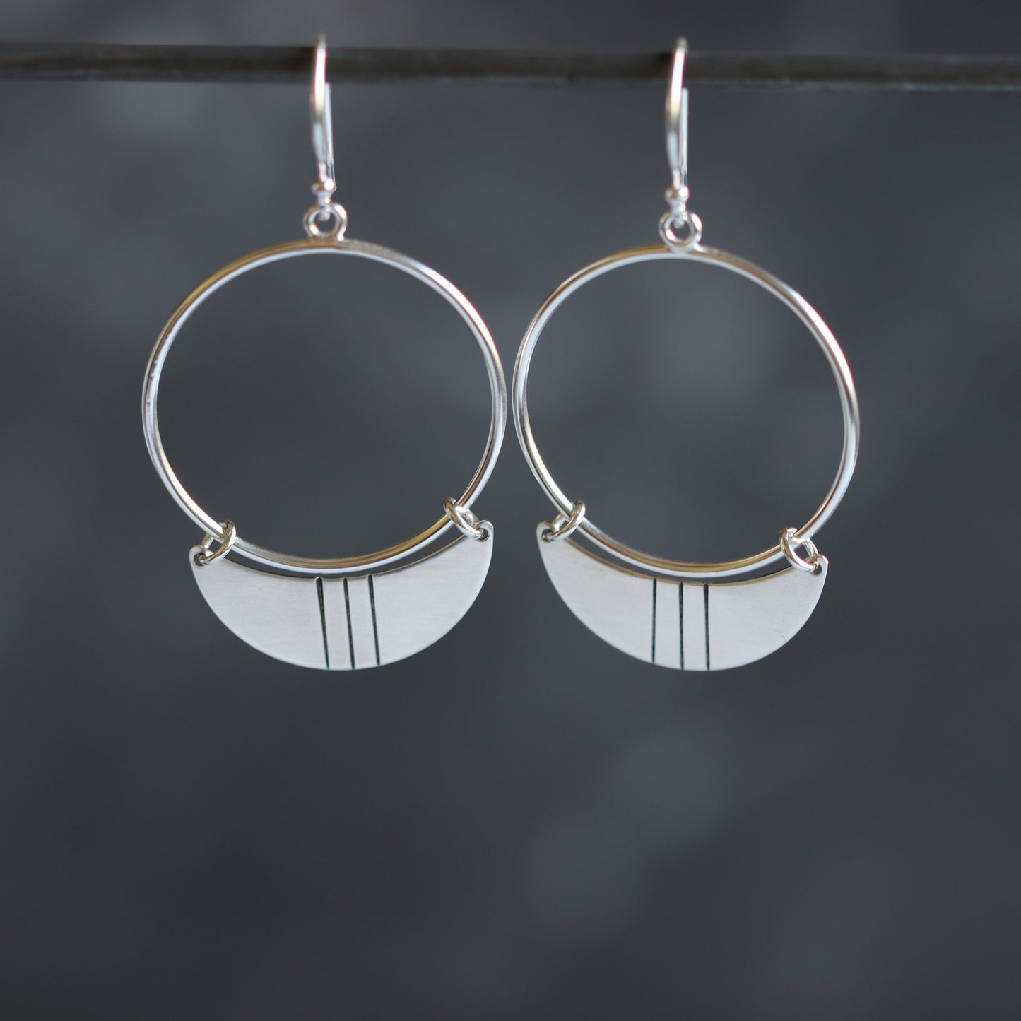 Nova Earrings-dangle earrings-Blue Hour Designs