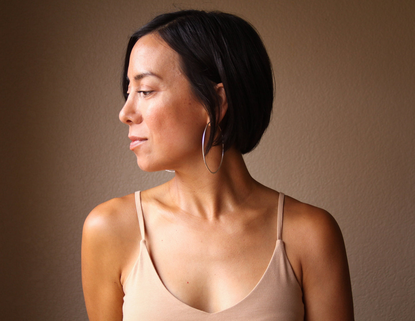 Oberon Hoops-hoop earrings-Blue Hour Designs