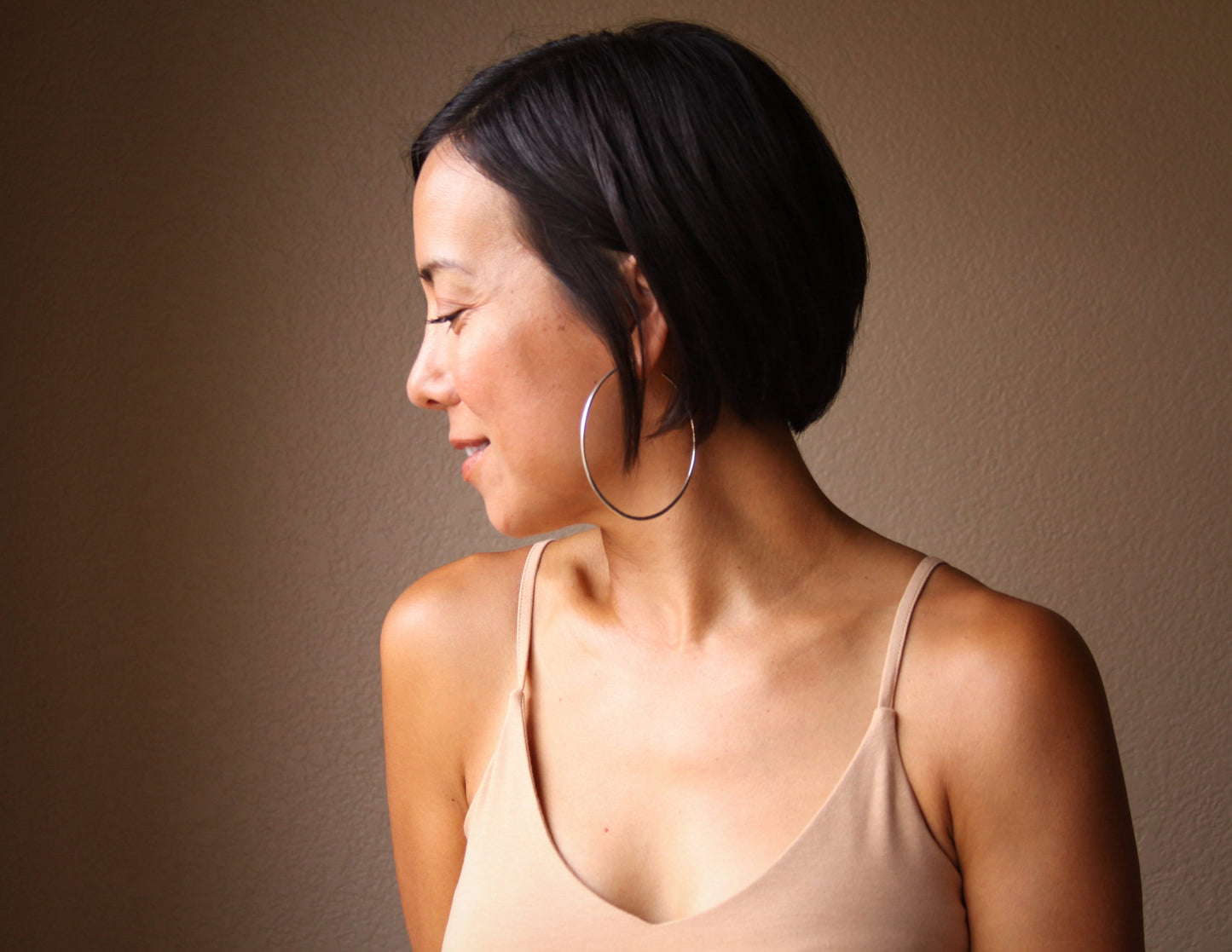 Oberon Hoops-hoop earrings-Blue Hour Designs