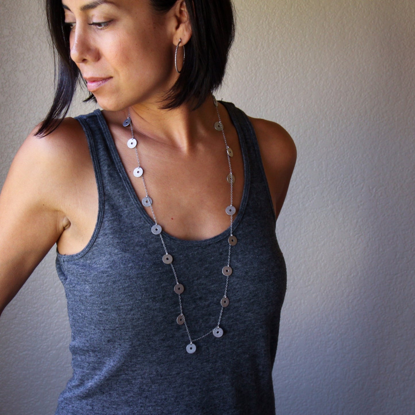 Ona Necklace - Long-chain necklace-Blue Hour Designs