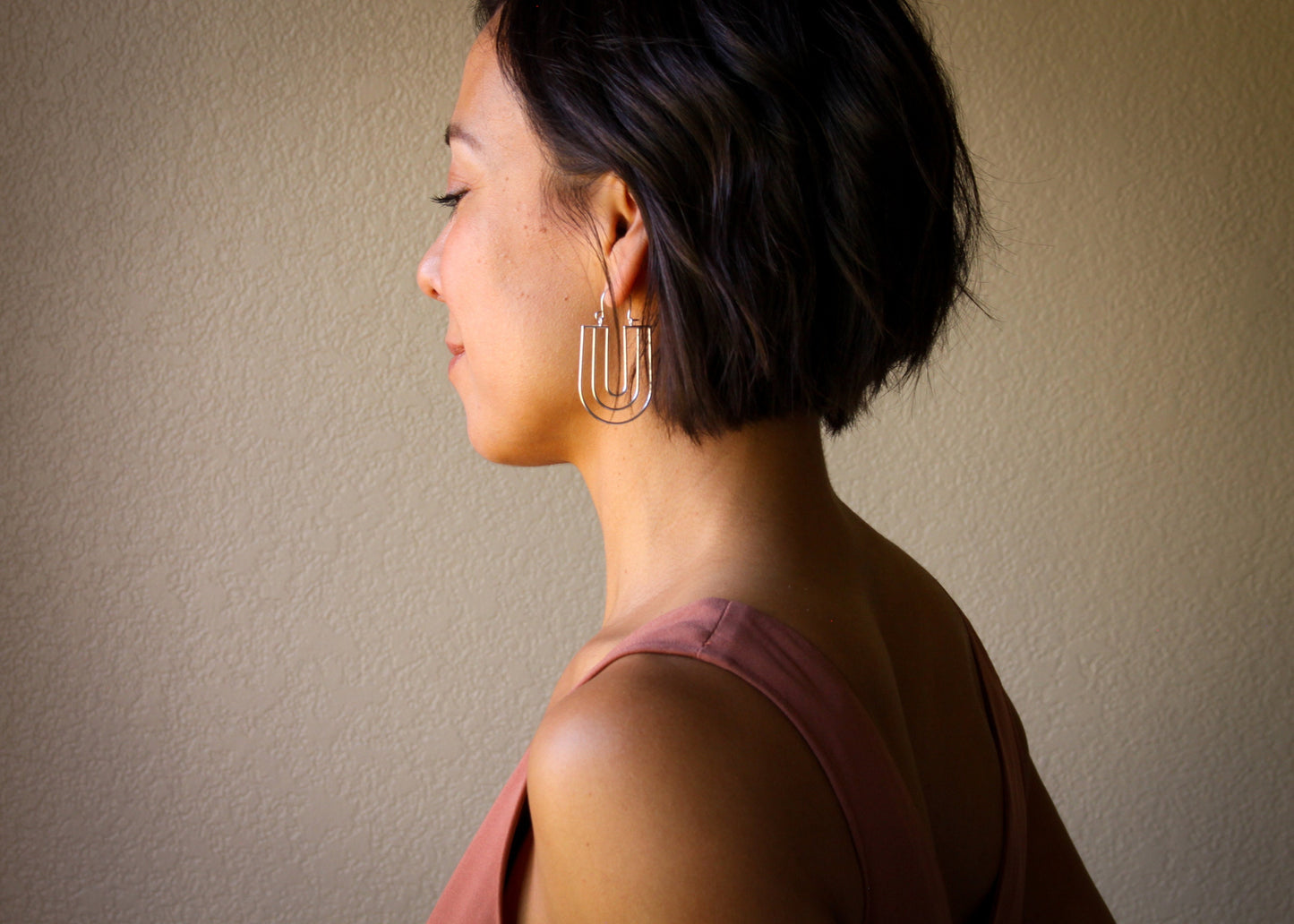 Portal Earrings-hoop earrings-Blue Hour Designs