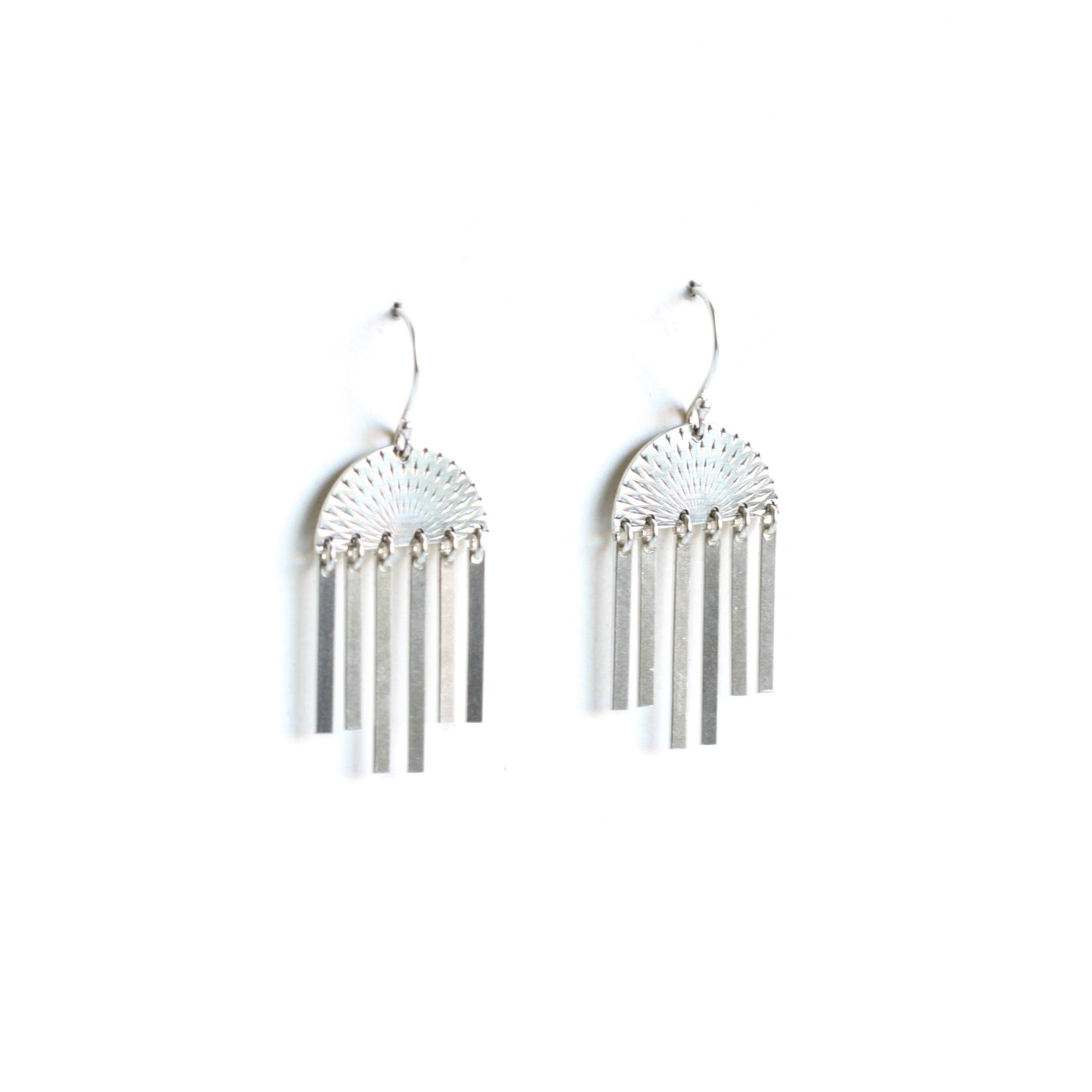 Rainstorm Earrings-dangle earrings-Blue Hour Designs