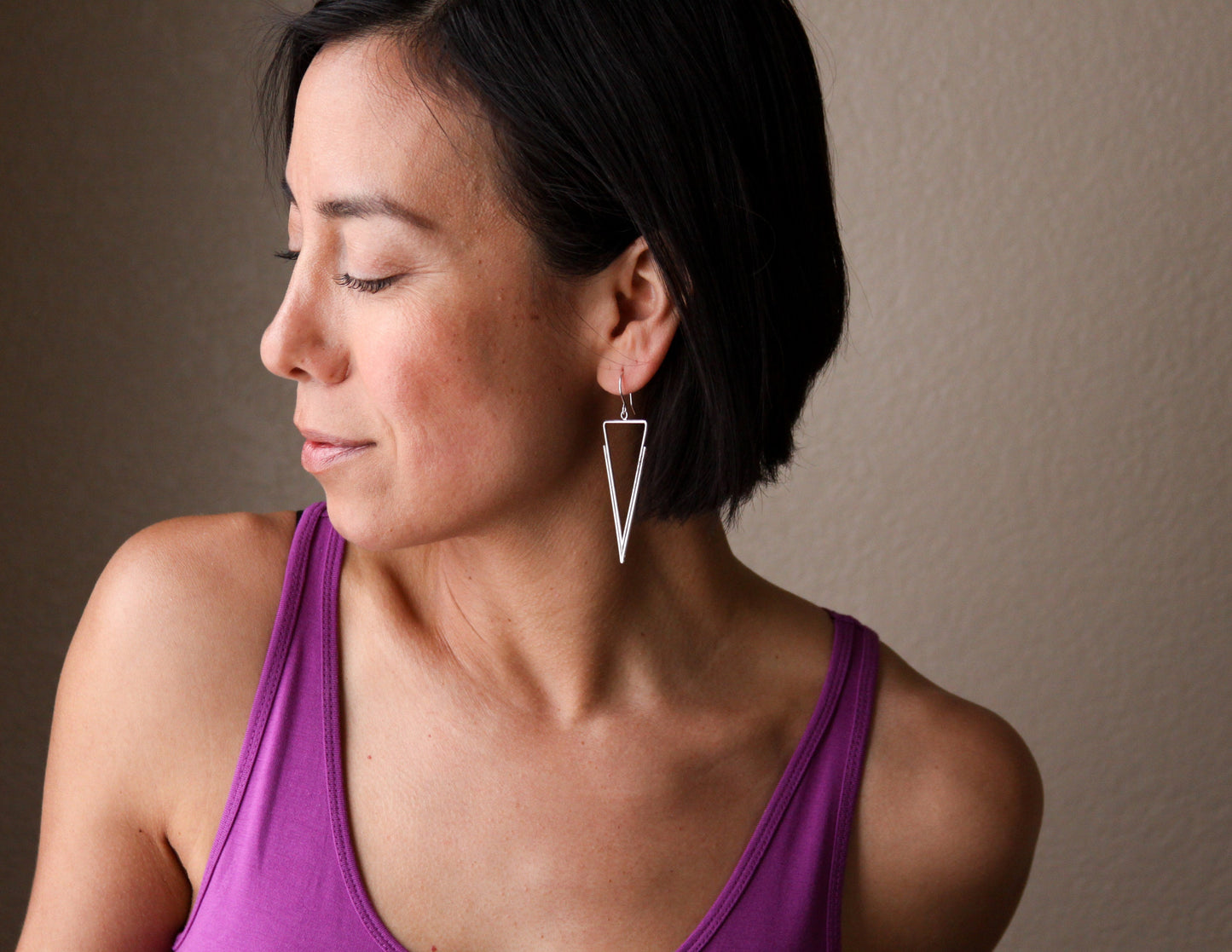 Rilke Earrings-dangle earrings-Blue Hour Designs
