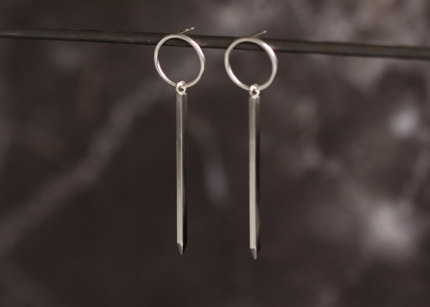 Spear Studs-dangle earrings-Blue Hour Designs
