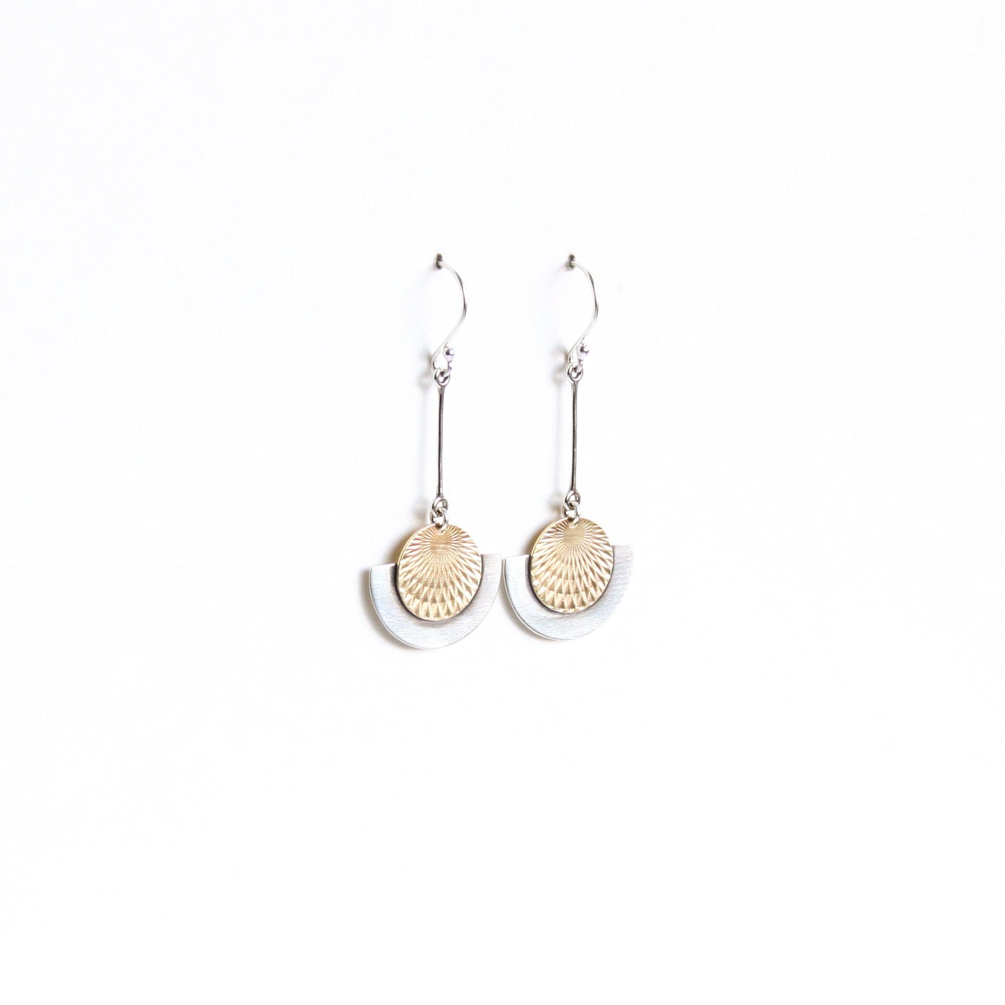 Sunrise Earrings-dangle earrings-Blue Hour Designs