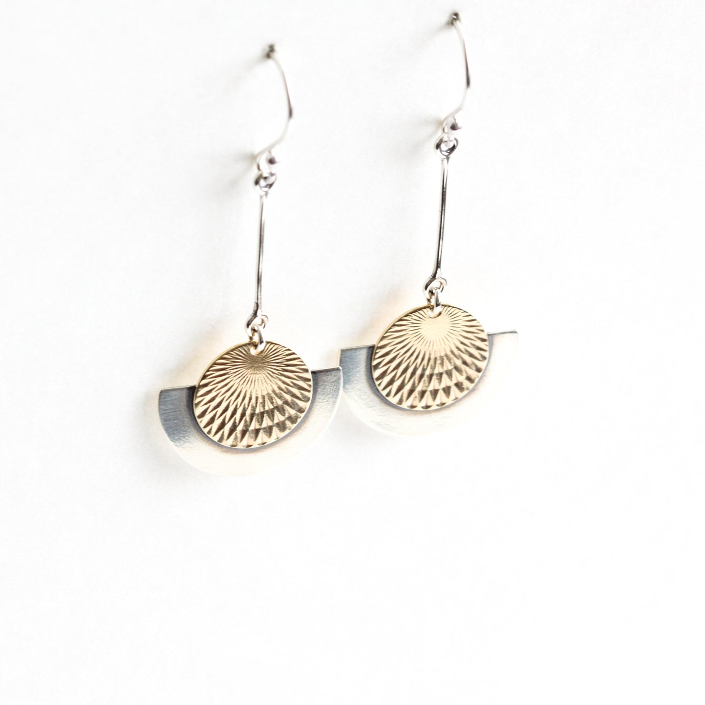 Sunrise Earrings-dangle earrings-Blue Hour Designs