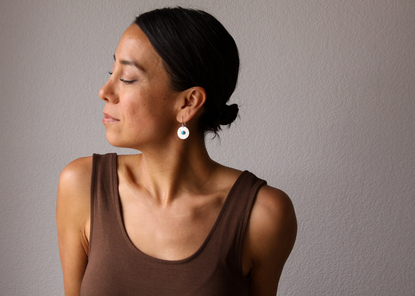 Totem Earrings-dangle earrings-Blue Hour Designs