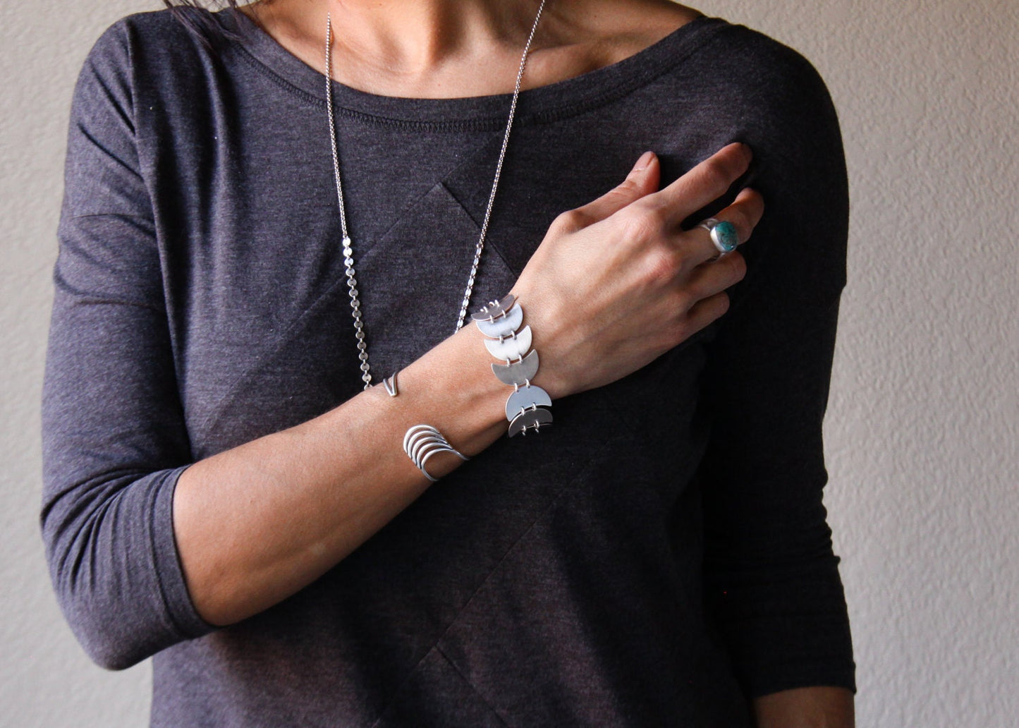 Tribe Cuff-cuff bracelet-Blue Hour Designs