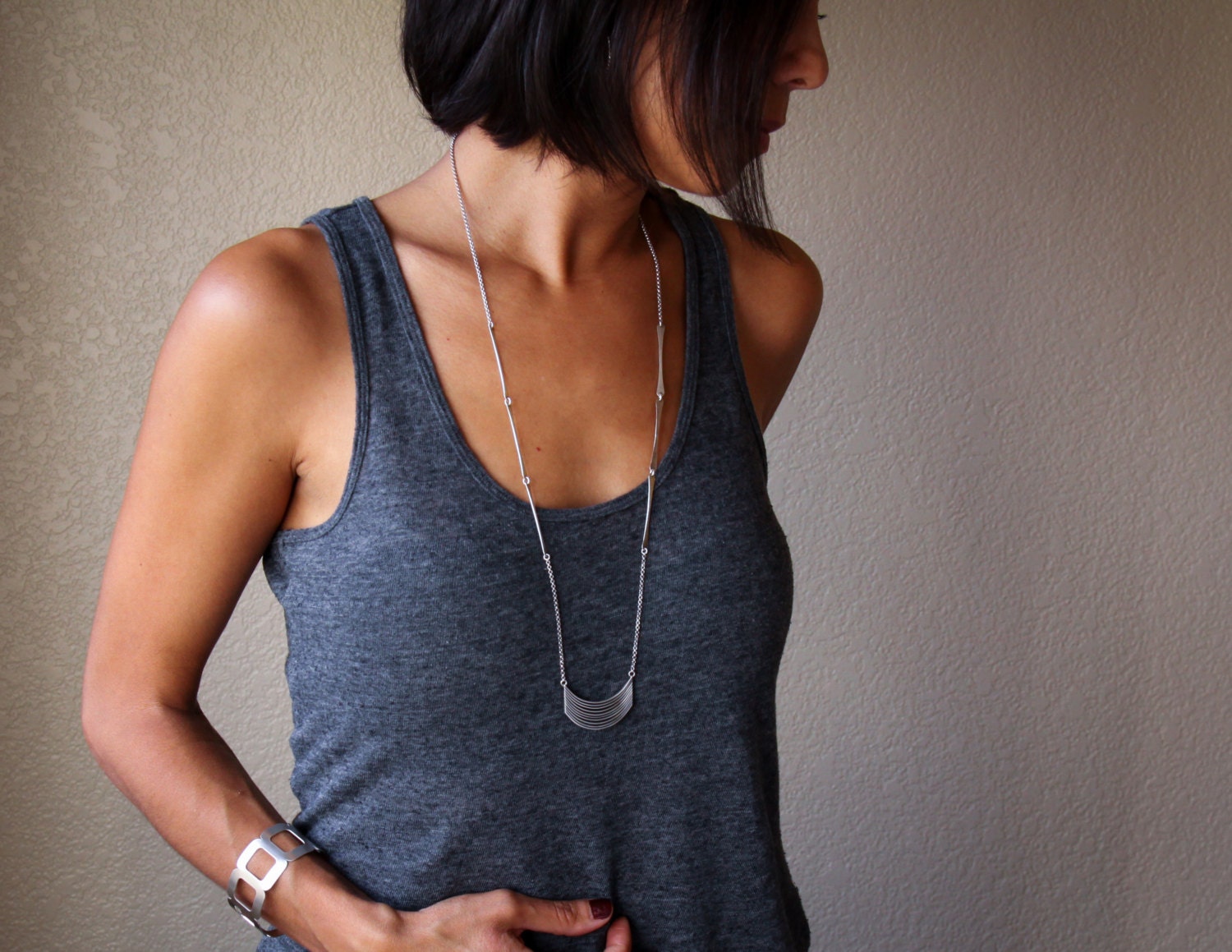 Tribe Necklace-pendant necklace-Blue Hour Designs