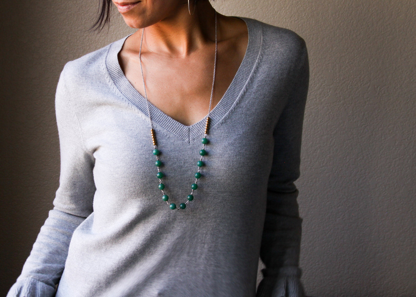 Tula Necklace-chain necklace-Blue Hour Designs