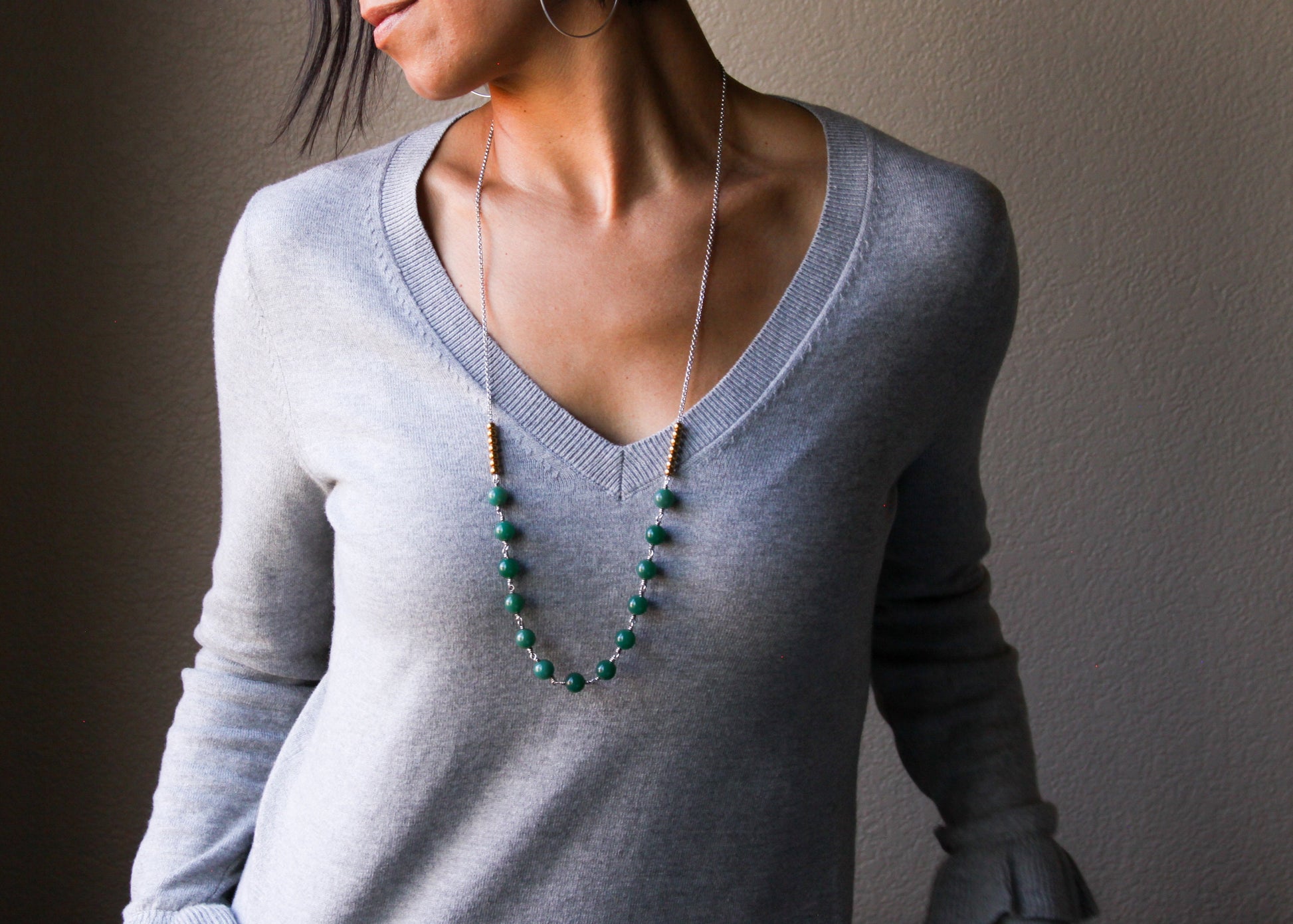 Tula Necklace-chain necklace-Blue Hour Designs