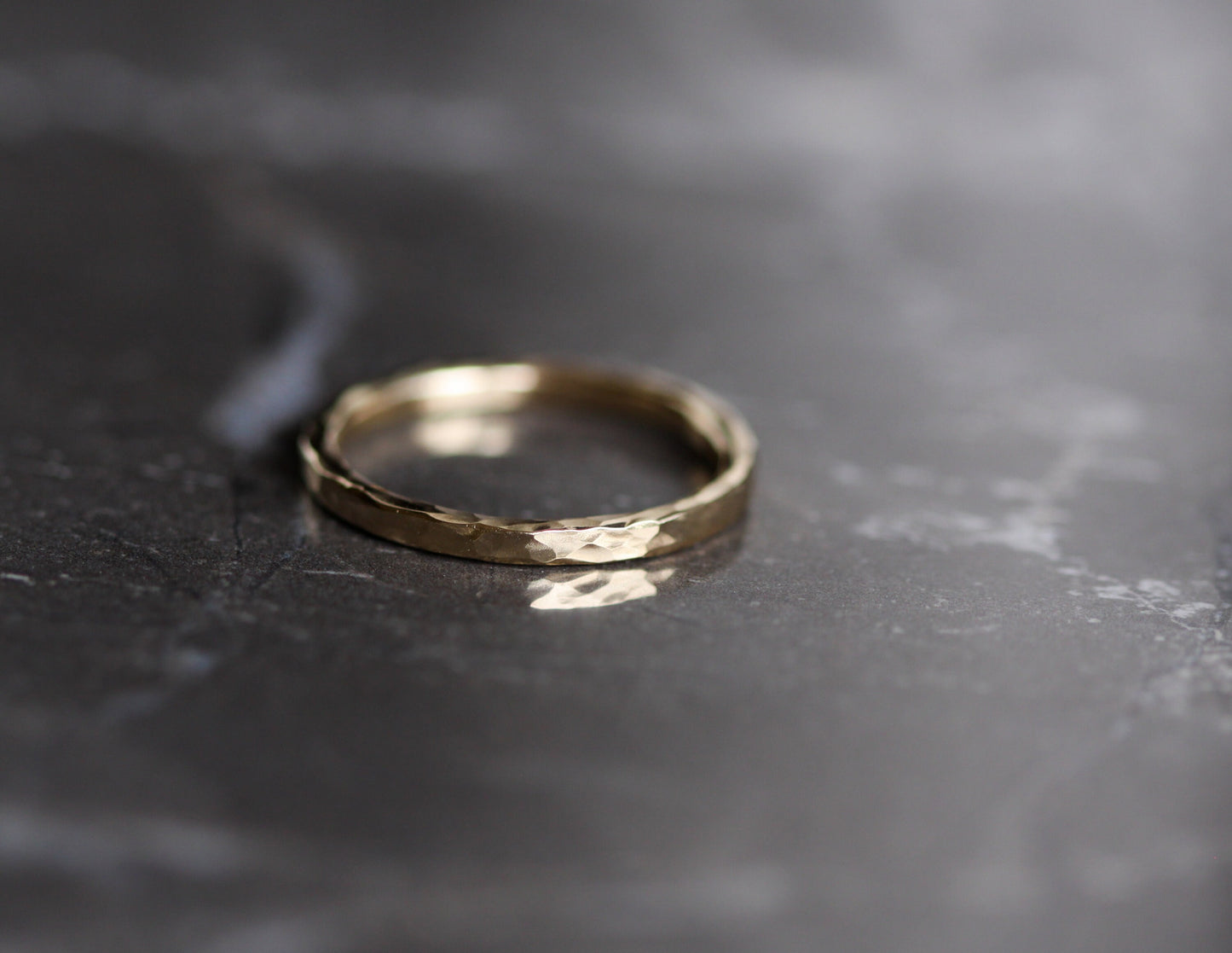 Uno Ring - 14KY Gold-stacking ring-Blue Hour Designs