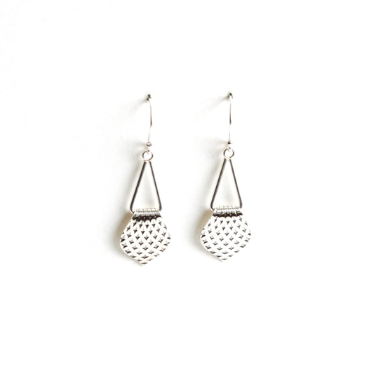 Silver Alhambra Earrings - Small