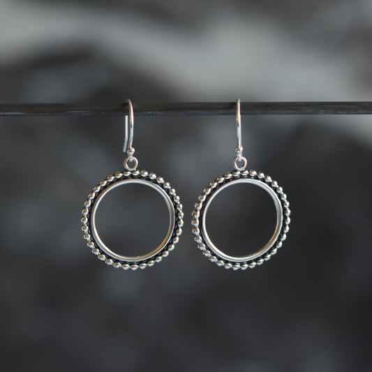 Relic Circle Earrings - Small