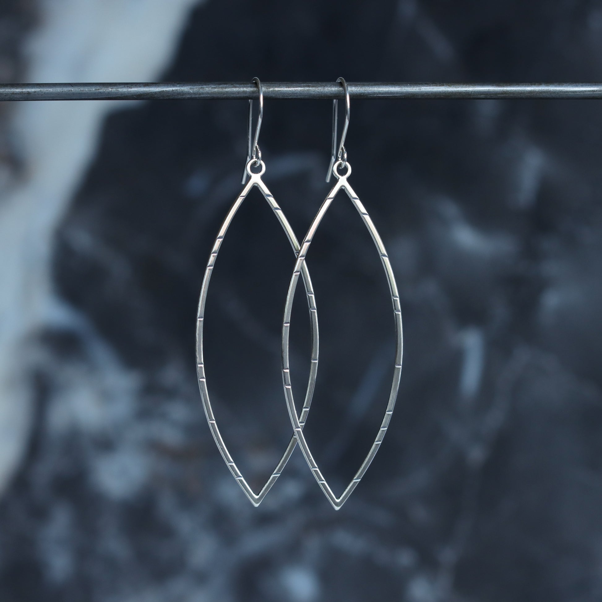 Acuminate Earrings-dangle earrings-Blue Hour Designs