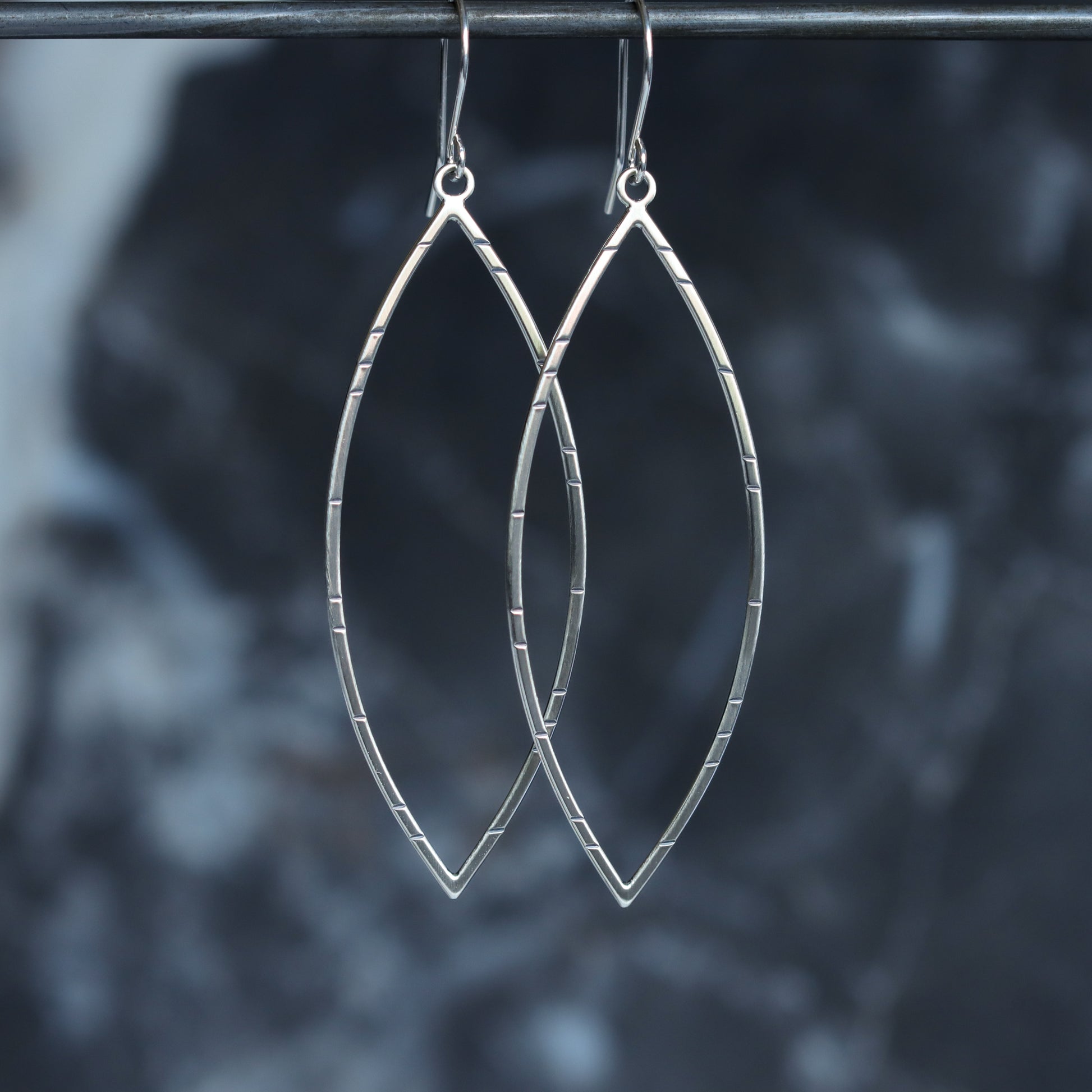 Acuminate Earrings-dangle earrings-Blue Hour Designs