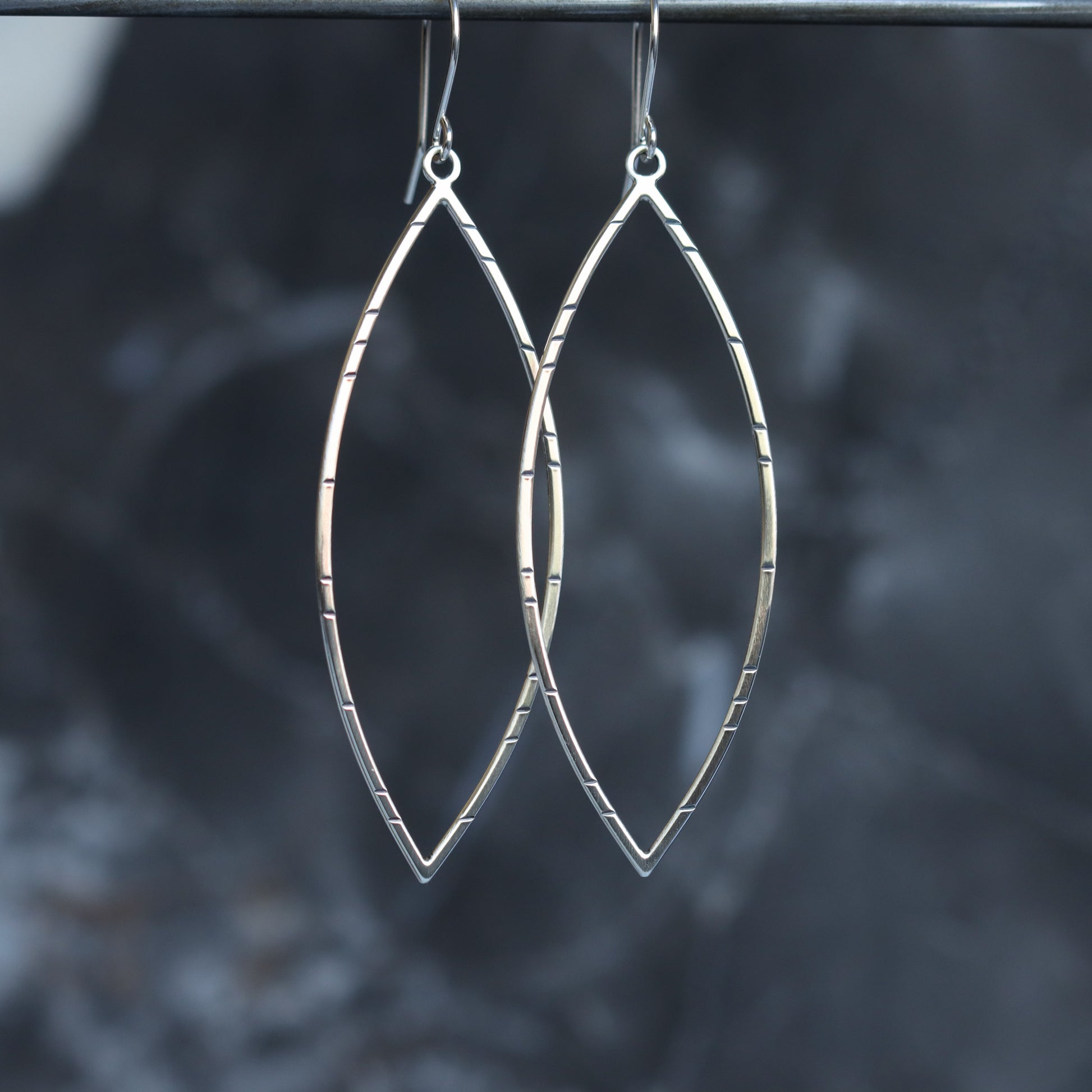 Acuminate Earrings-dangle earrings-Blue Hour Designs