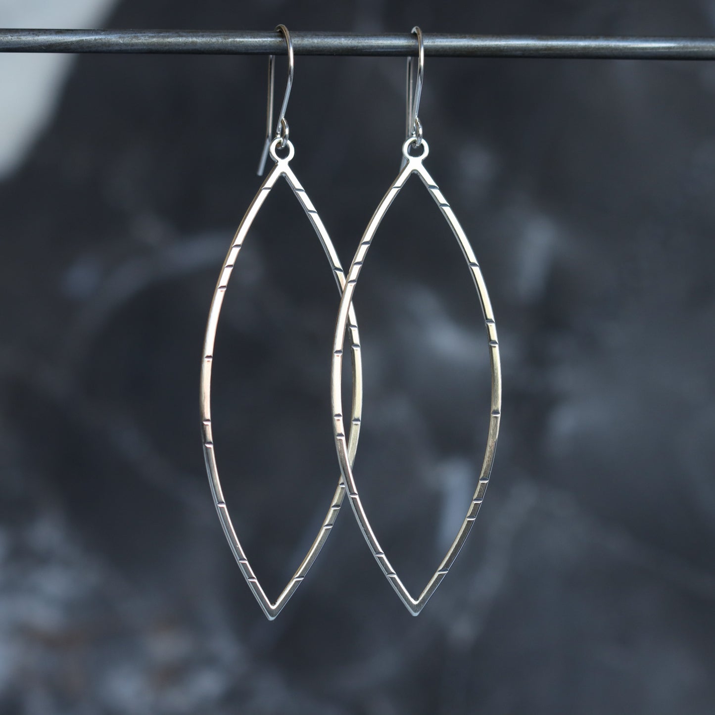 Acuminate Earrings-dangle earrings-Blue Hour Designs