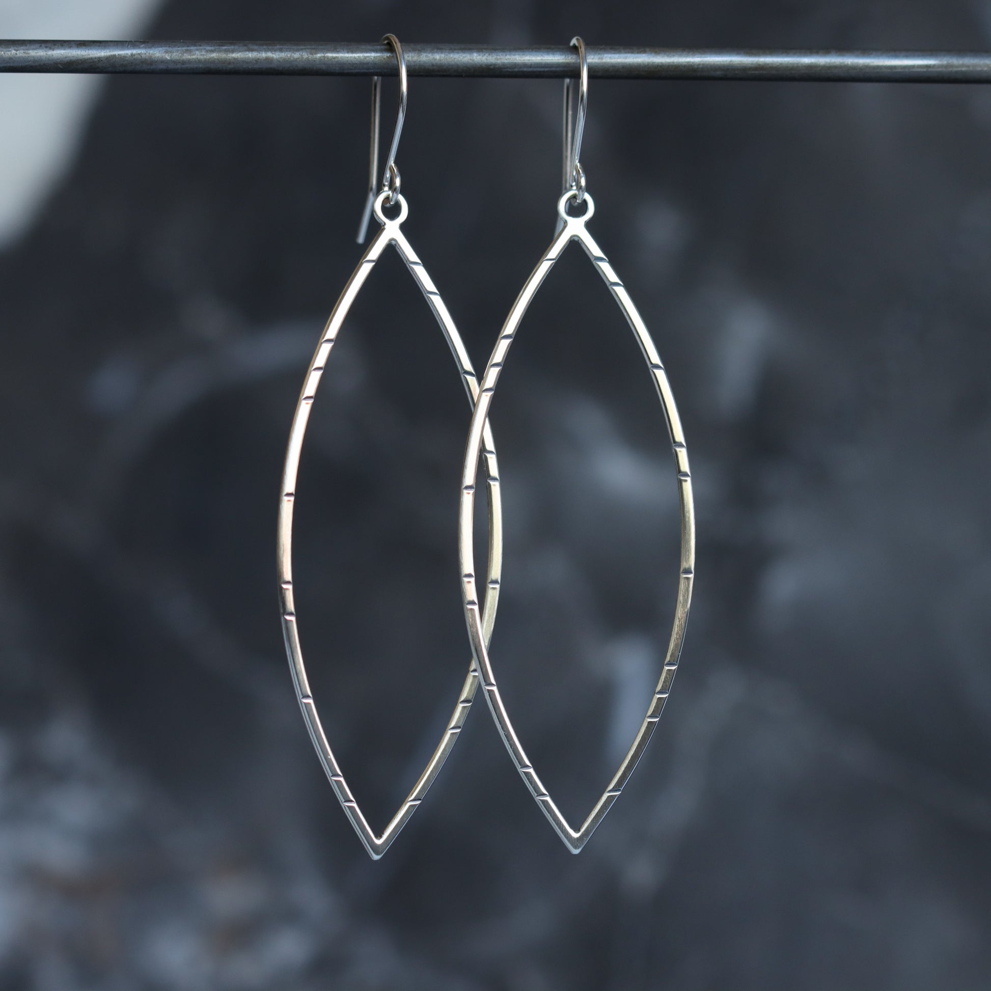 Acuminate Earrings-dangle earrings-Blue Hour Designs