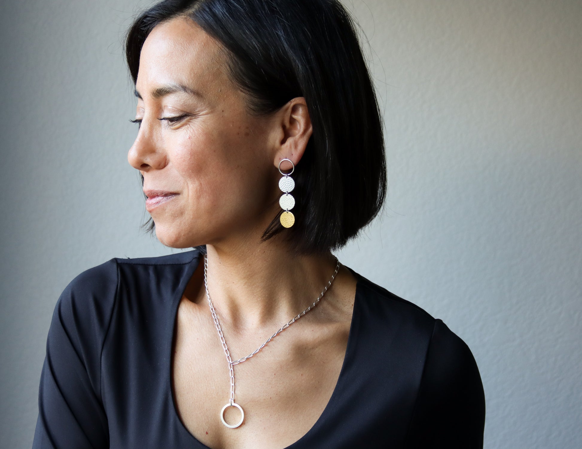 Alchemy Earrings-dangle earrings-Blue Hour Designs