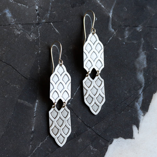 Amira Earrings-dangle earrings-Blue Hour Designs
