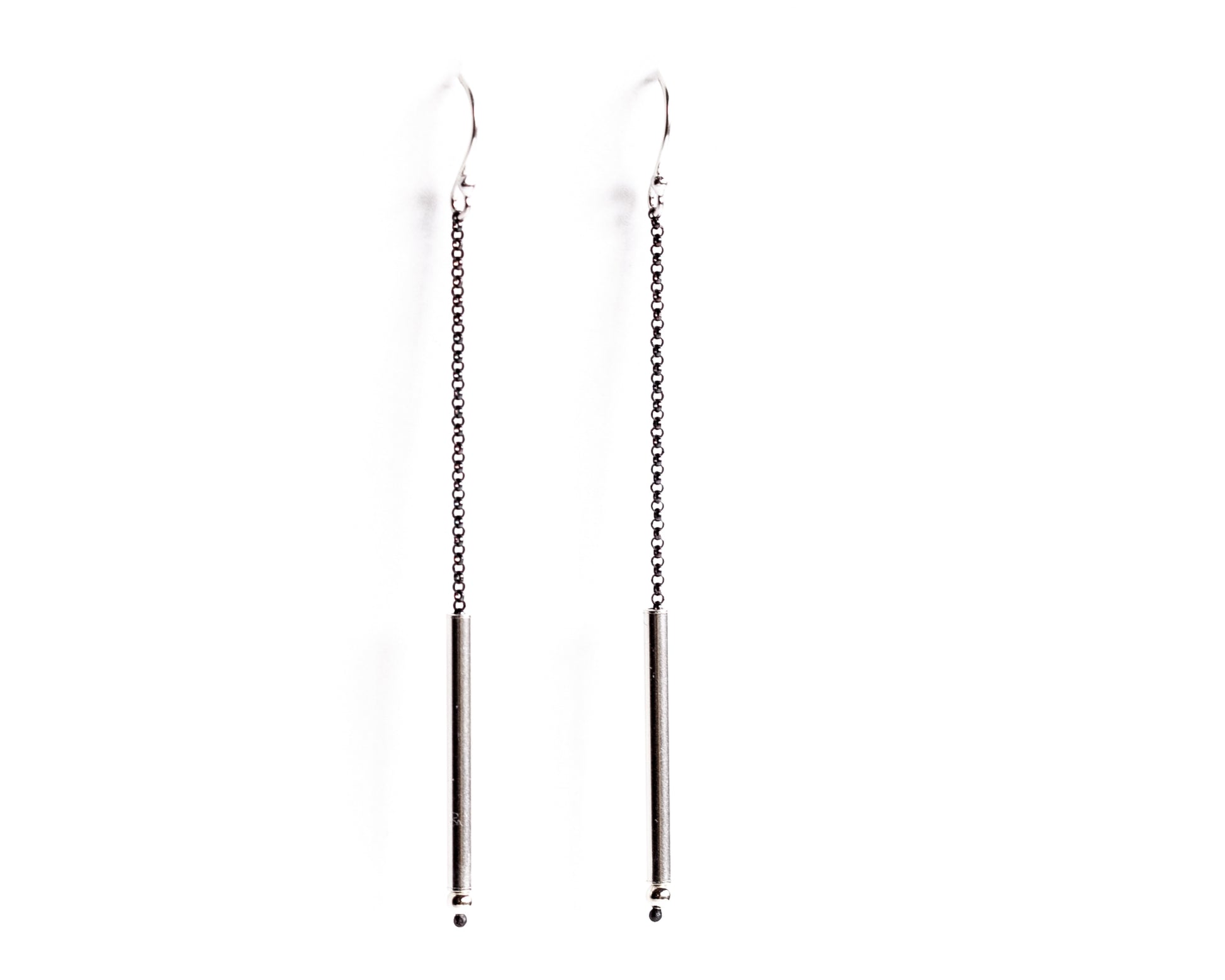 Analog Earrings-dangle earrings-Blue Hour Designs