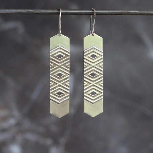Astra Earrings-dangle earrings-Blue Hour Designs