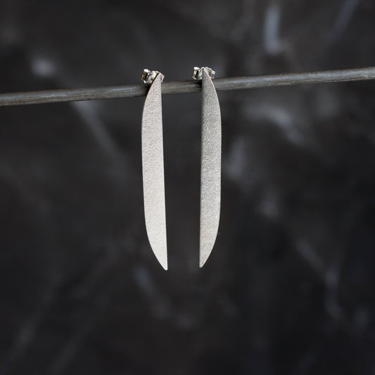 Blade Studs-stud earrings-Blue Hour Designs