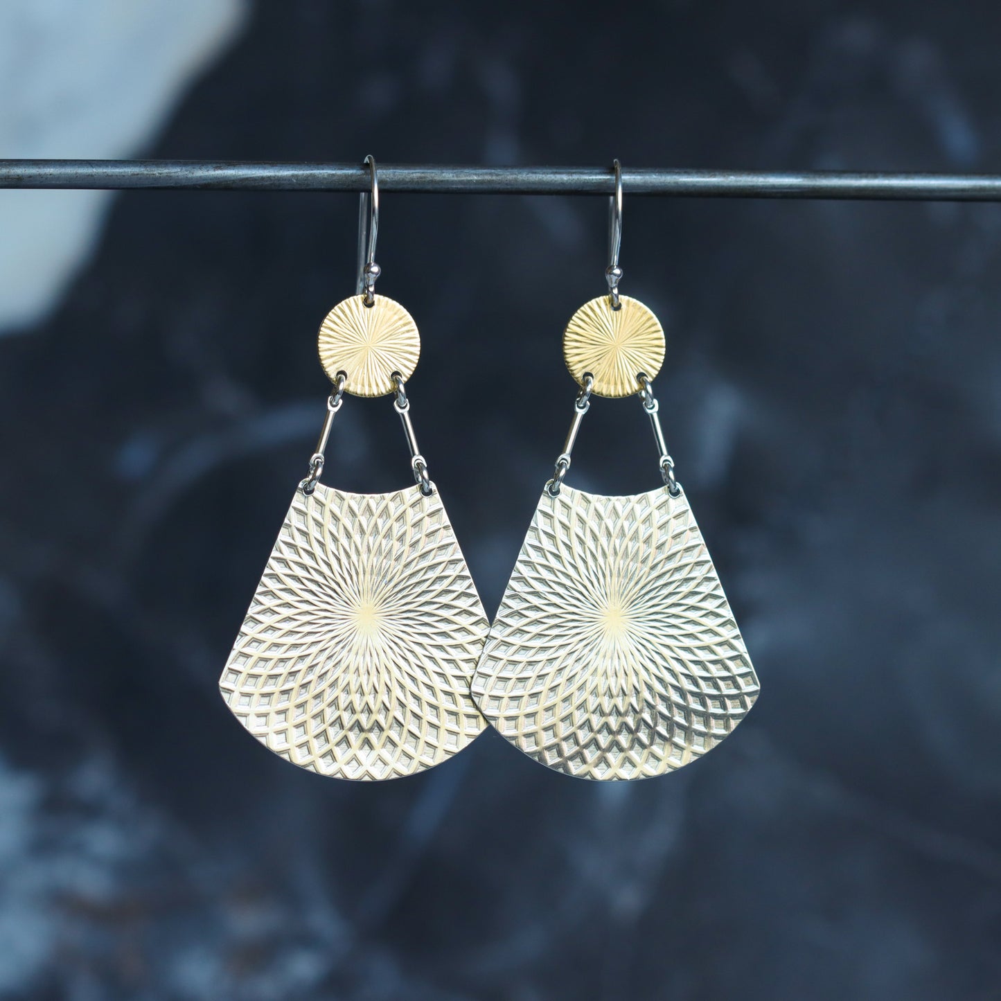 Celestial Earrings-dangle earrings-Blue Hour Designs