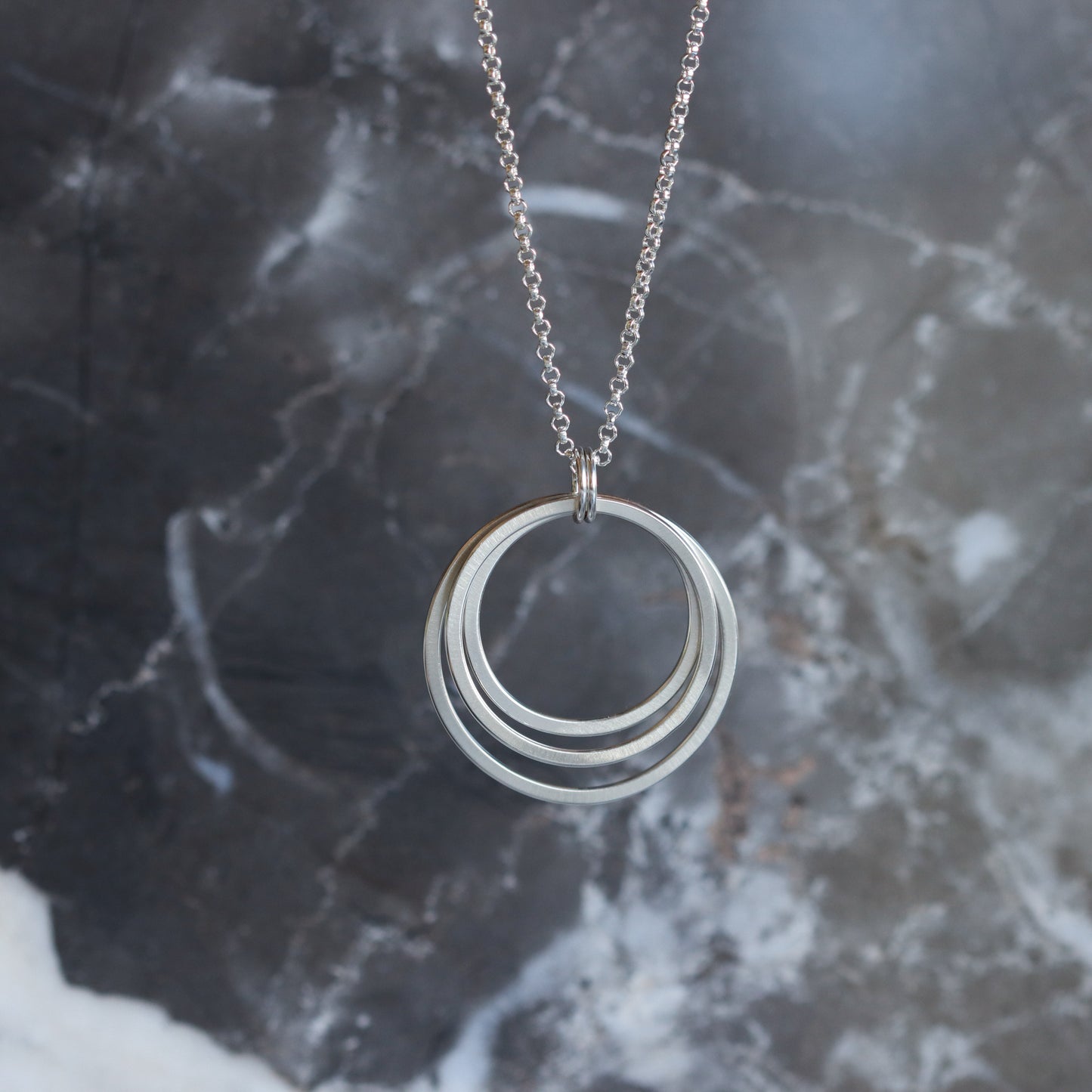 Cercle Necklace-pendant necklace-Blue Hour Designs
